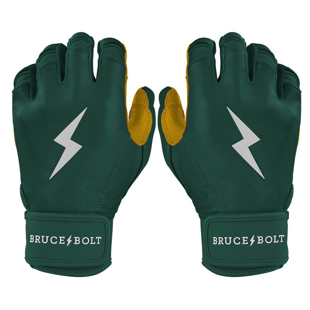 BRUCE BOLT Youth Premium Pro Short Cuff Batting Gloves                                                                           - view number 2