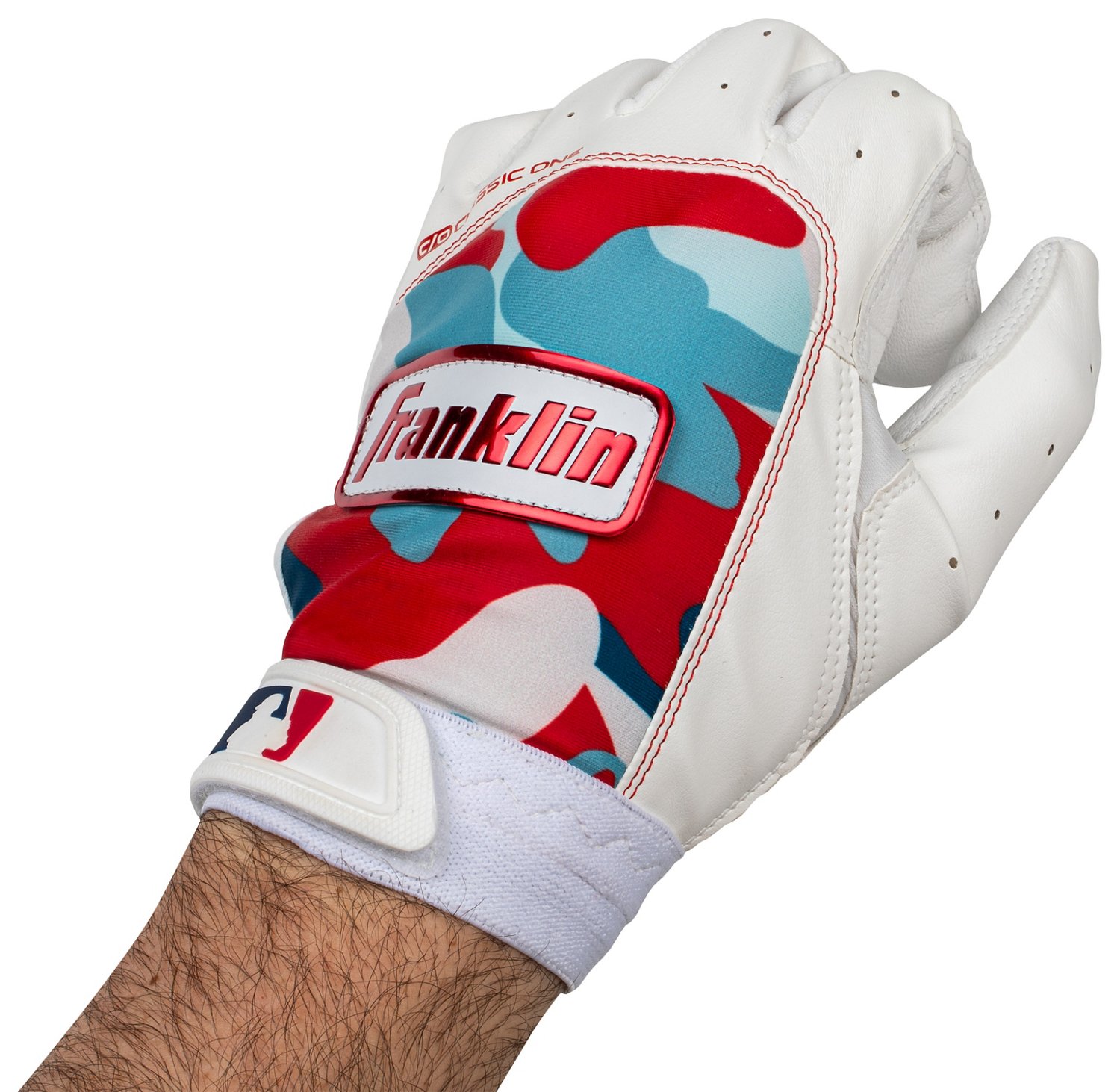 Franklin Boys' MLB Classic One Hi-Lite Batting Gloves - view number 4