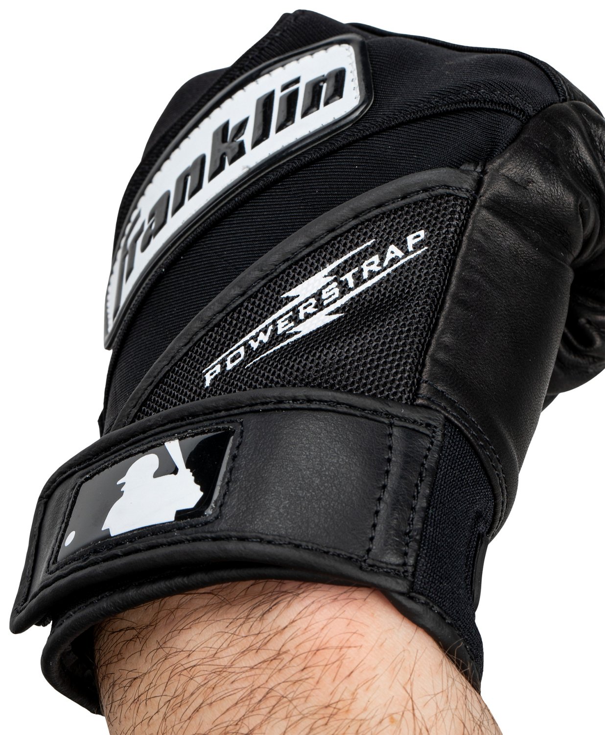 Franklin MLB Powerstrap Hi-Lite Batting Gloves                                                                                   - view number 4