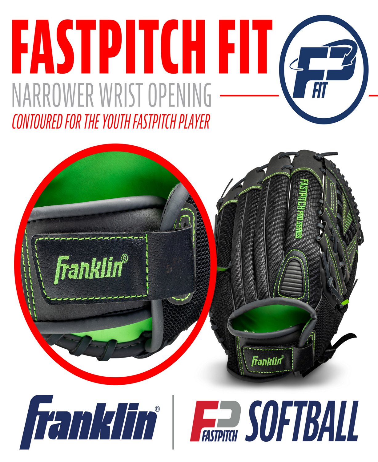 Franklin Pro Series Fast-Pitch Softball Fielding Glove - view number 6