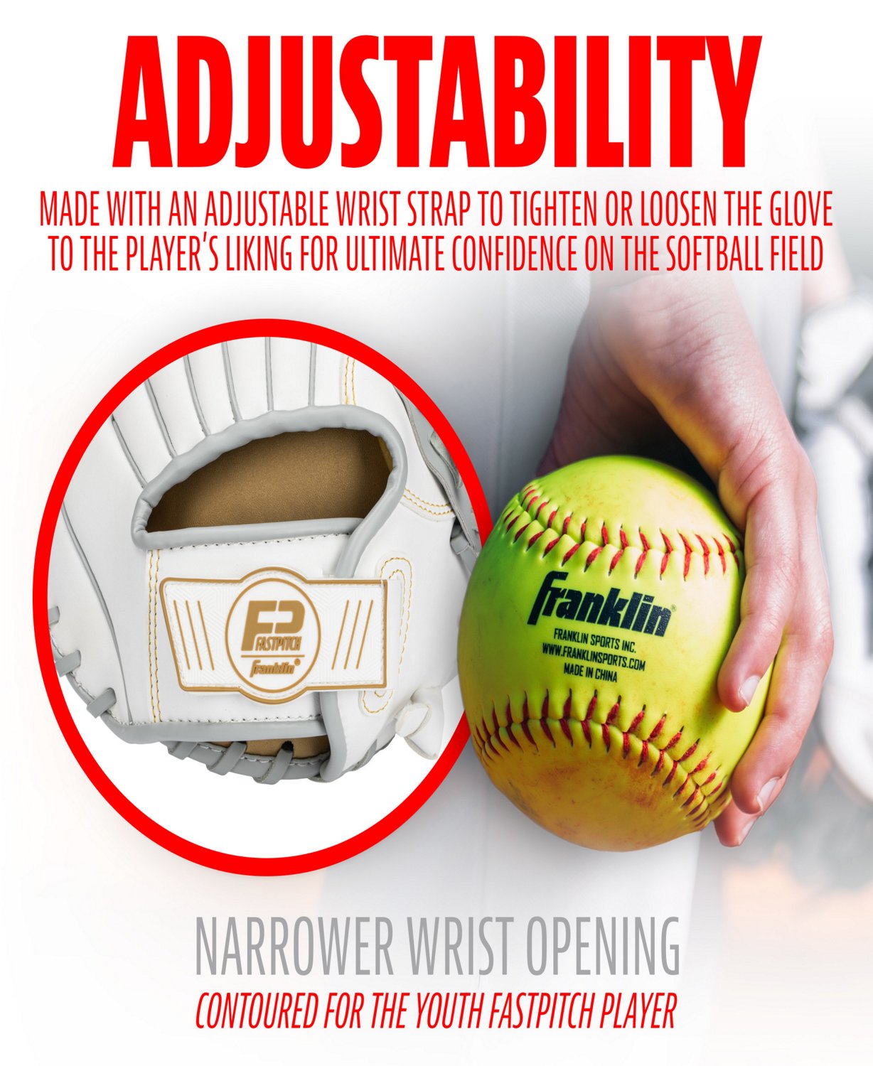 Franklin Sports 10.5 in. Field Master Fastpitch Softball Glove