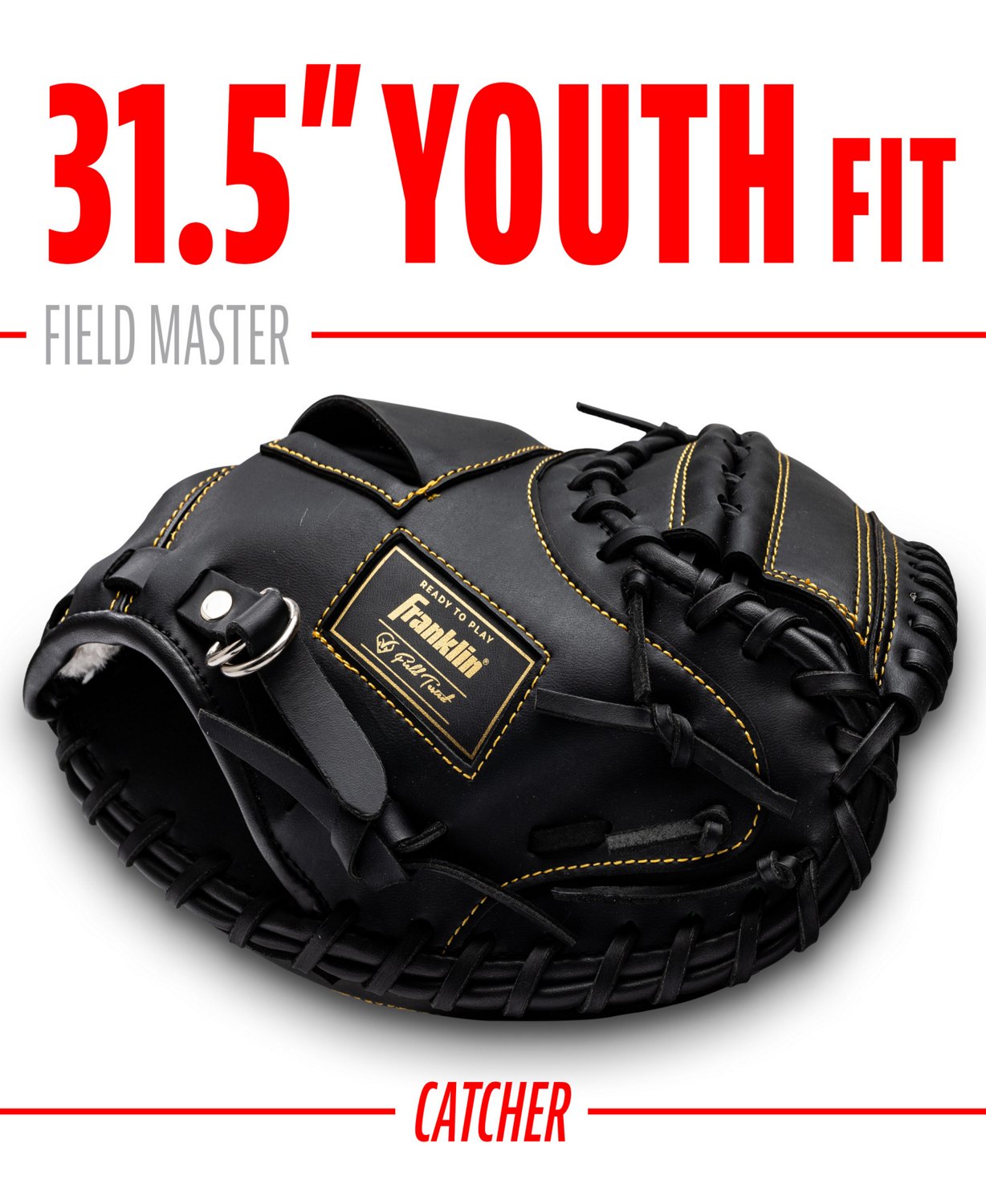 Franklin Sports 31.5 in. Field Master Half-Moon Web Catchers Baseball Glove - view number 4