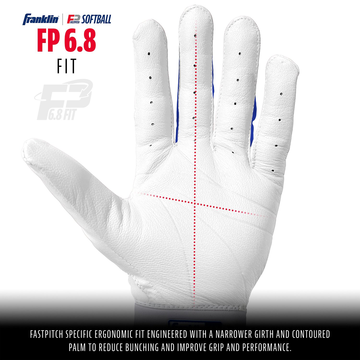 Franklin Women's CFX Pro Fastpitch Gloves                                                                                        - view number 3