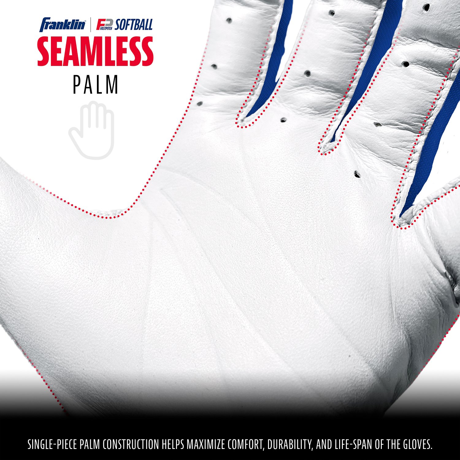 Franklin Women's CFX Pro Fastpitch Gloves                                                                                        - view number 5