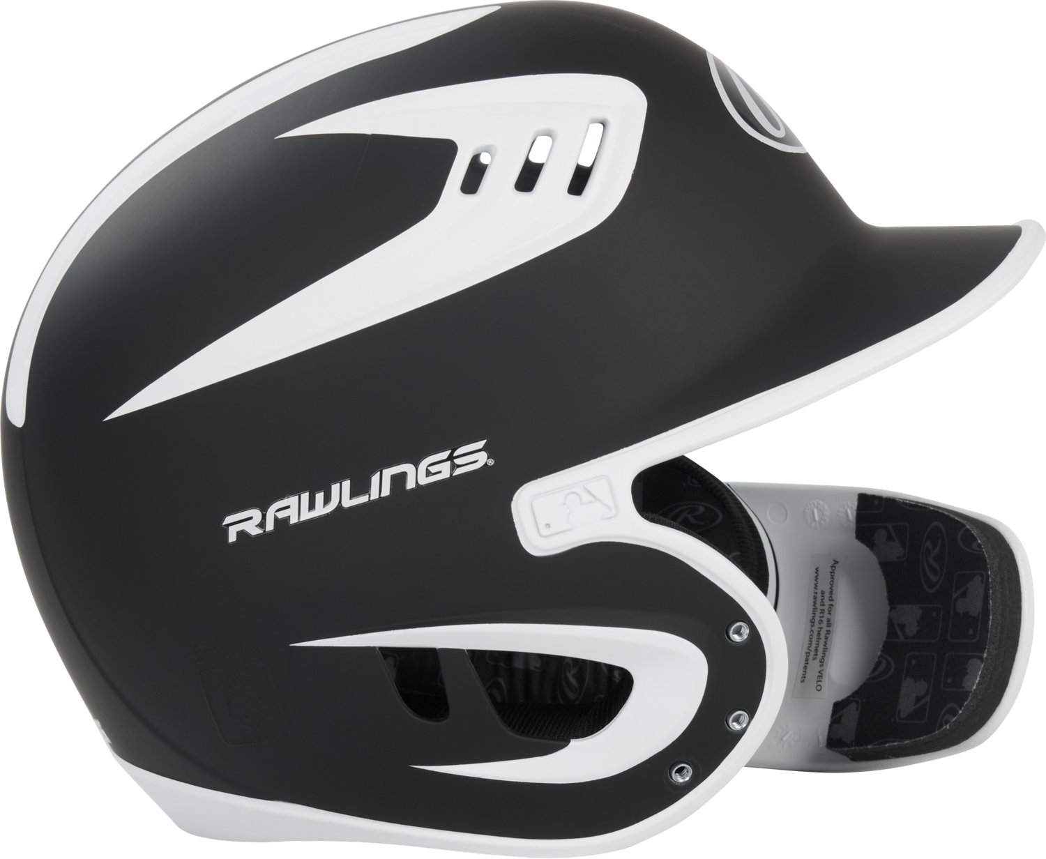 Rawlings Men’s R16 2-Tone Helmet with Extension