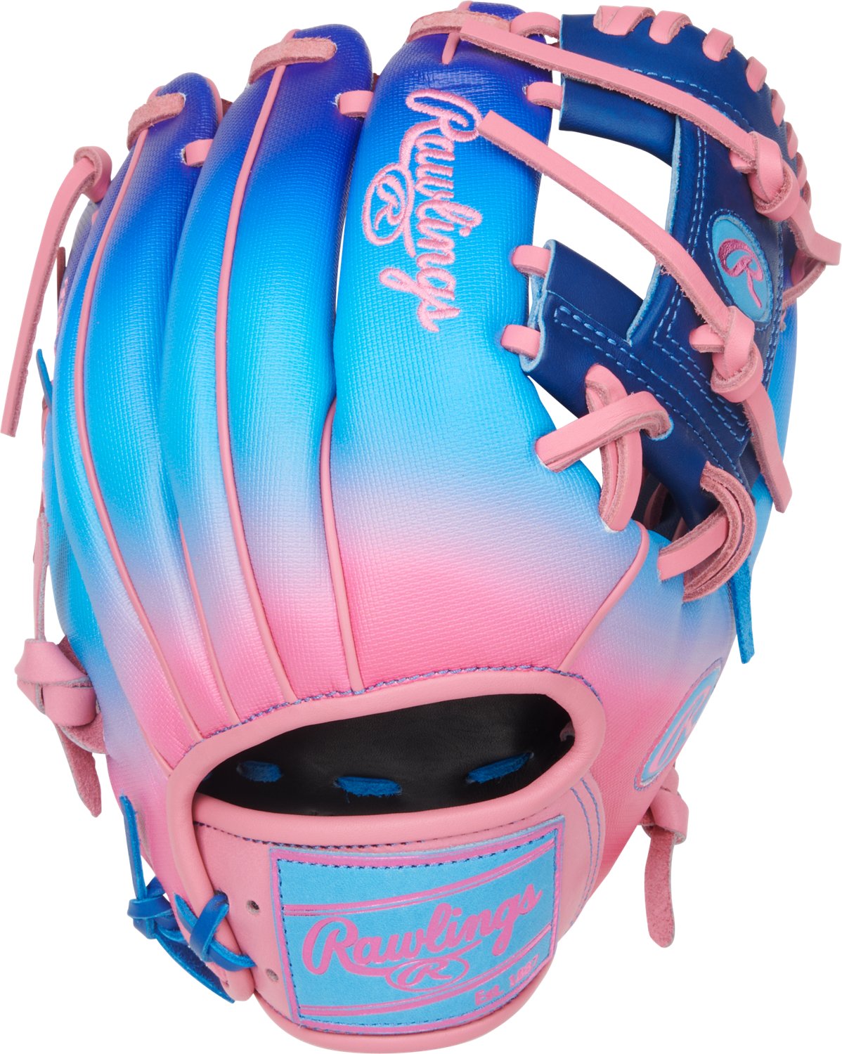 Rawlings 11.5 in Heart of the Hide Fun Burst Edition Fielding Baseball Glove - view number 6