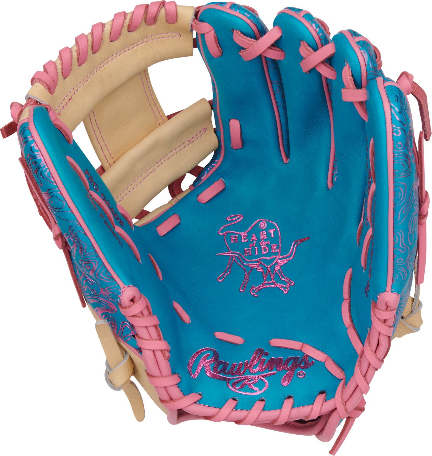 Rawlings 11.5 in Heart of the Hide Vibrant Series Infield Baseball Glove                                                         - view number 3