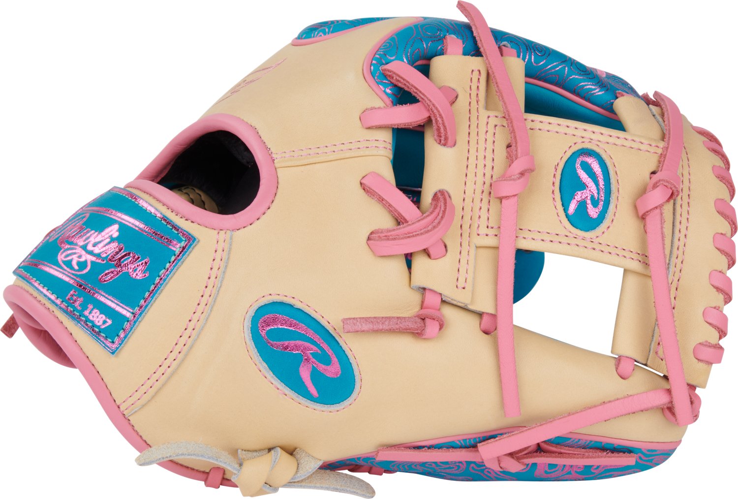 Rawlings 11.5 in Heart of the Hide Vibrant Series Infield Baseball Glove                                                         - view number 6