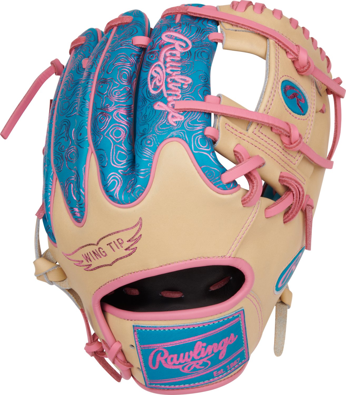 Rawlings 11.5 in Heart of the Hide Vibrant Series Infield Baseball Glove                                                         - view number 4