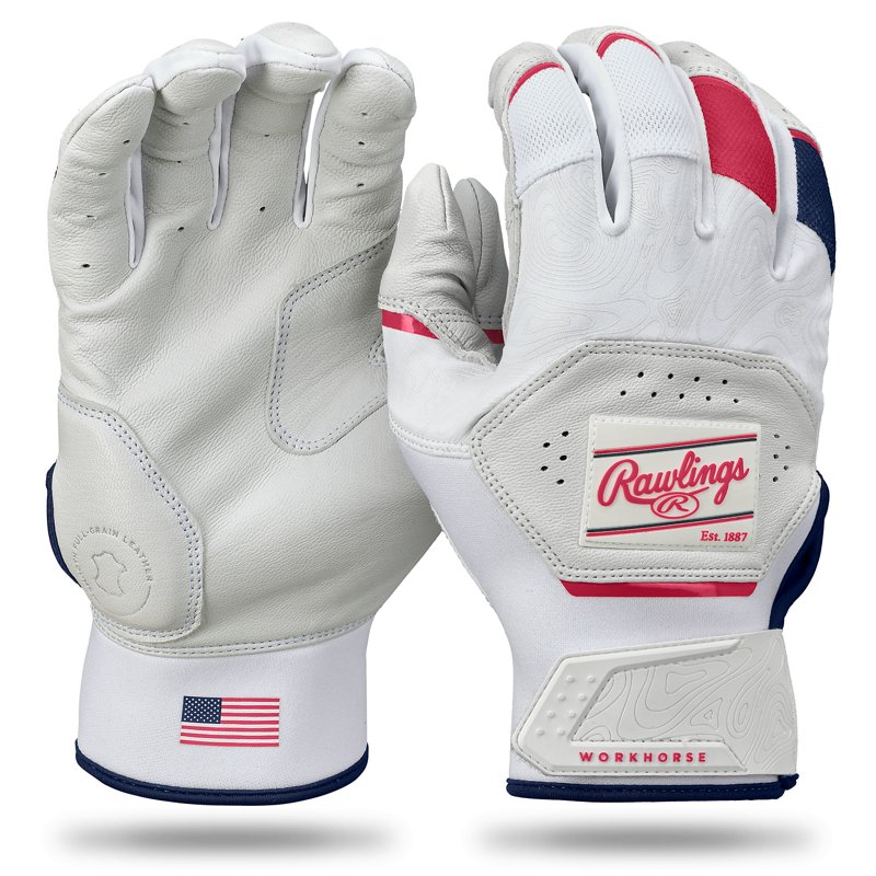 Rawlings Workhorse Baseball Batting Gloves, Medium - Batting Gloves at Academy Sports