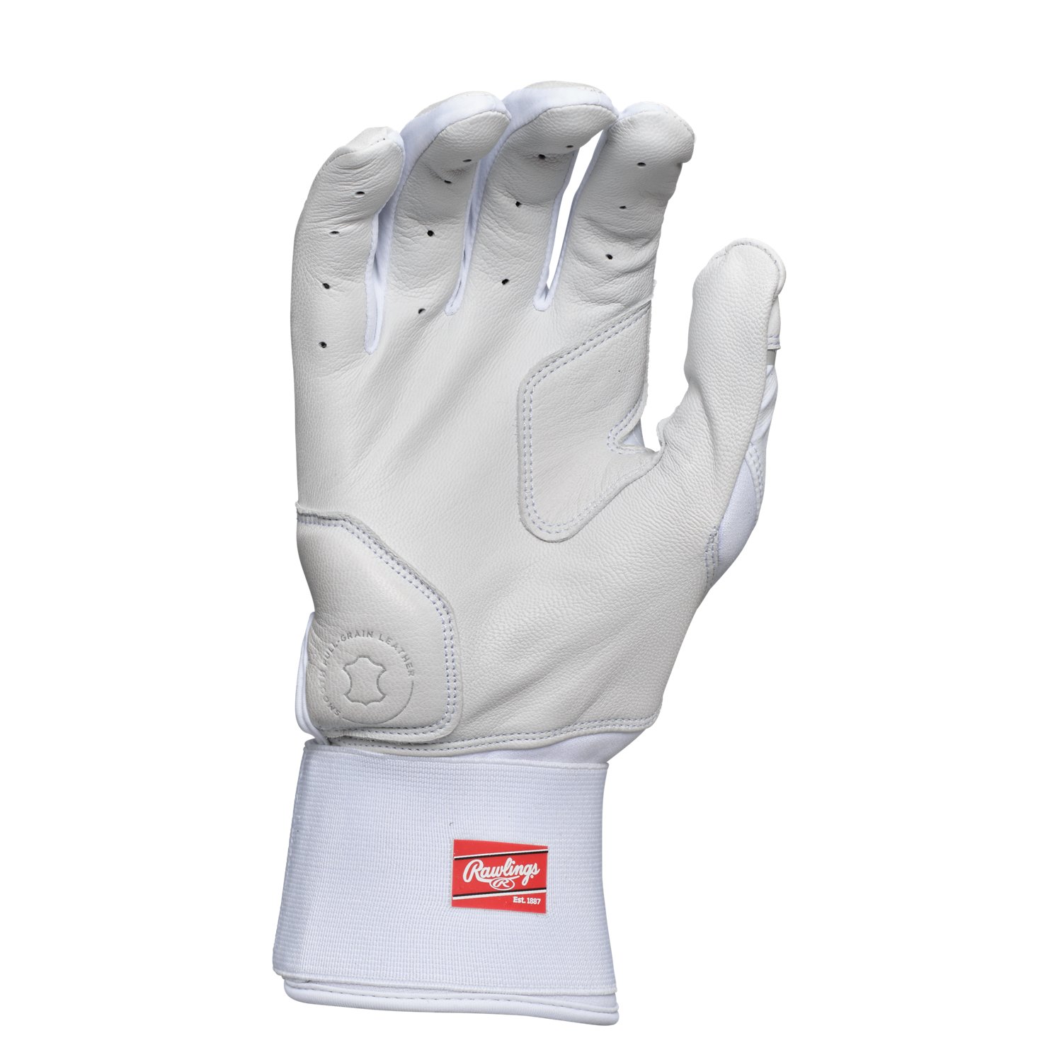 Rawlings Workhorse Baseball Batting Gloves with Compression Strap                                                                - view number 3