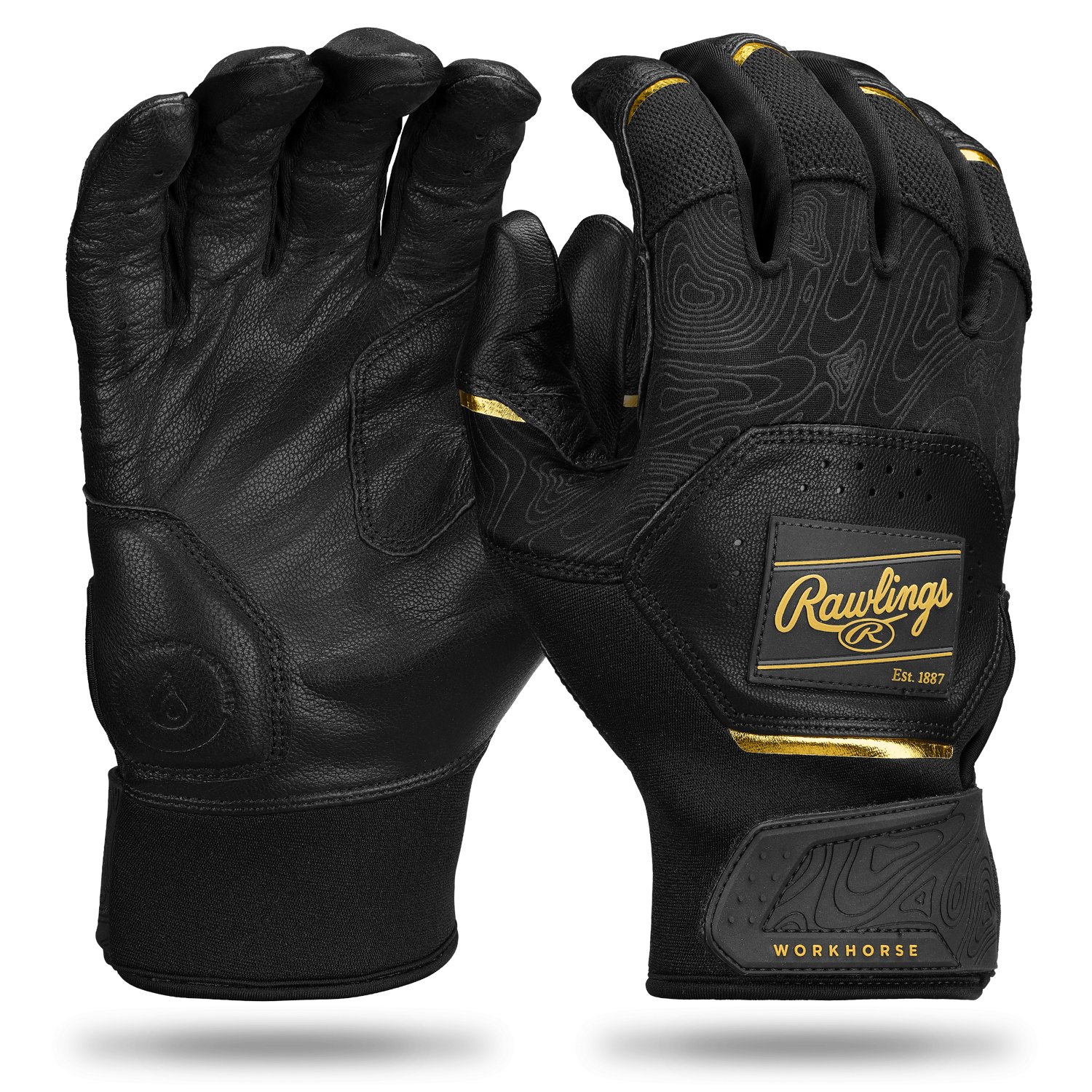 Rawlings Workhorse Batting Gloves - view number 2