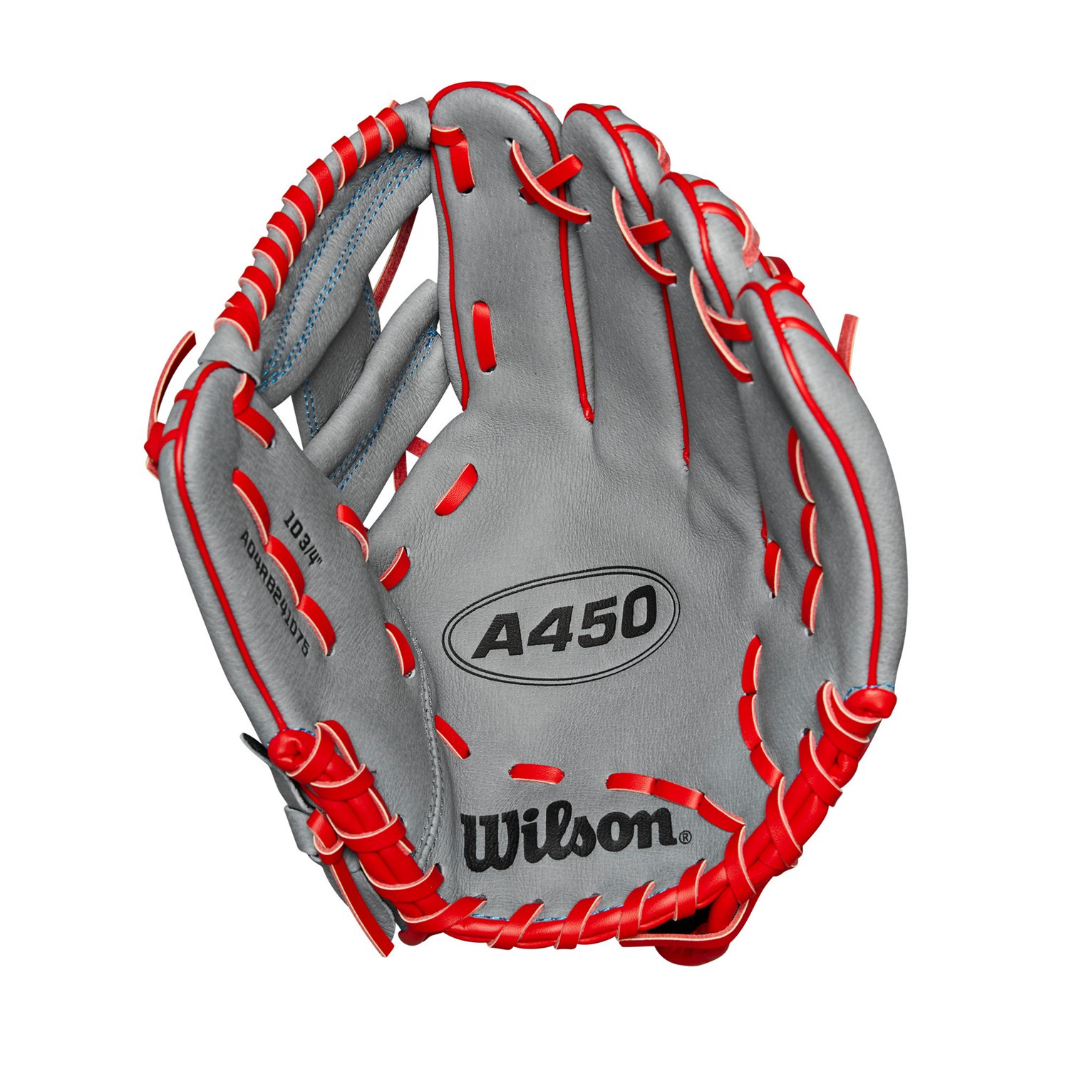 Wilson 10.75 in Youth A450 Infield Baseball Glove - view number 4