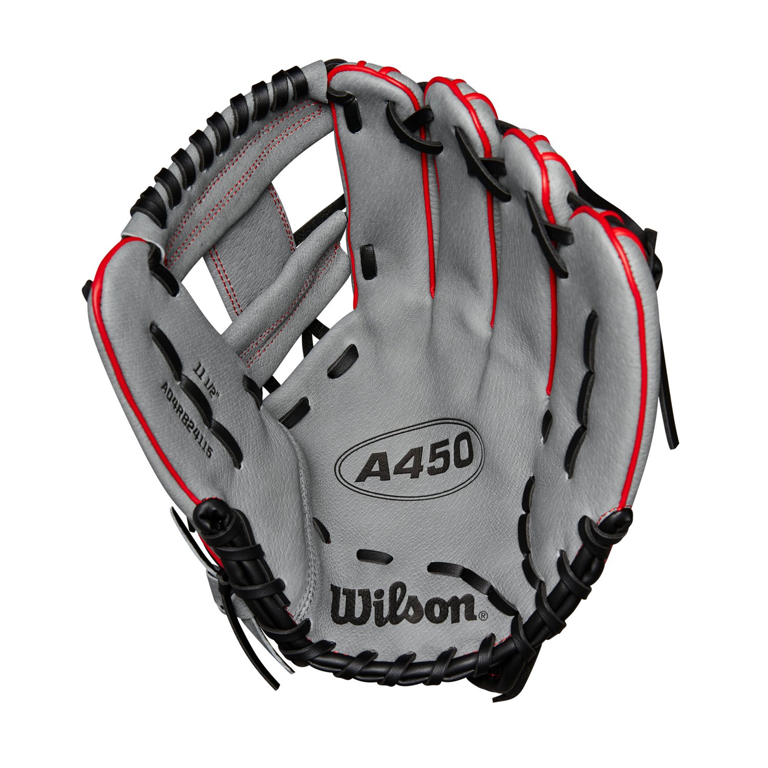 Wilson 11.5 in Youth A450 Infield Baseball Glove - view number 4