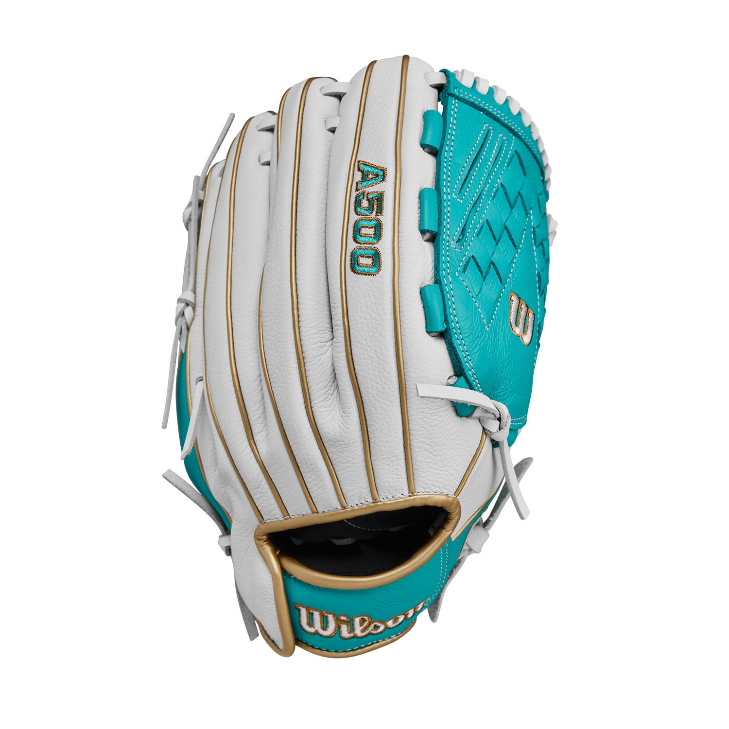 Wilson 12.5 in Youth A500 Siren Fast-Pitch Outfield Softball Glove - view number 3