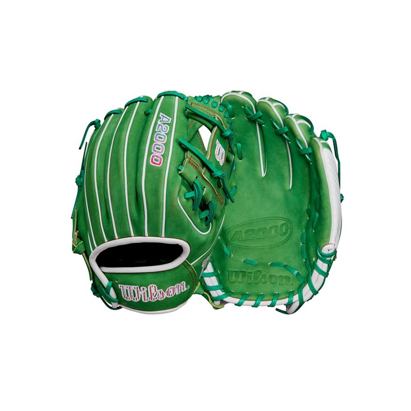 Wilson 2024 A2000 1786 Limited Edition Shriners Children's Fielding Glove Green/Red - Sball/Bball Glove And Mitt at Academy Sports