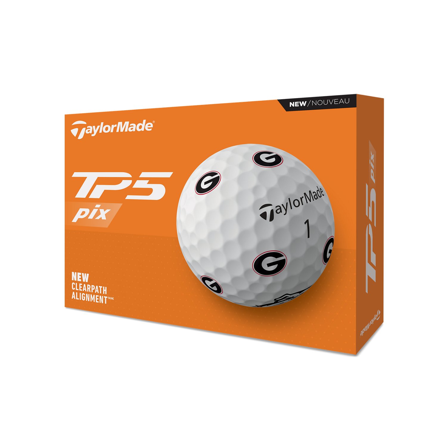 TaylorMade University of Georgia 2024 TP5 Pix Golf Balls - view number 2