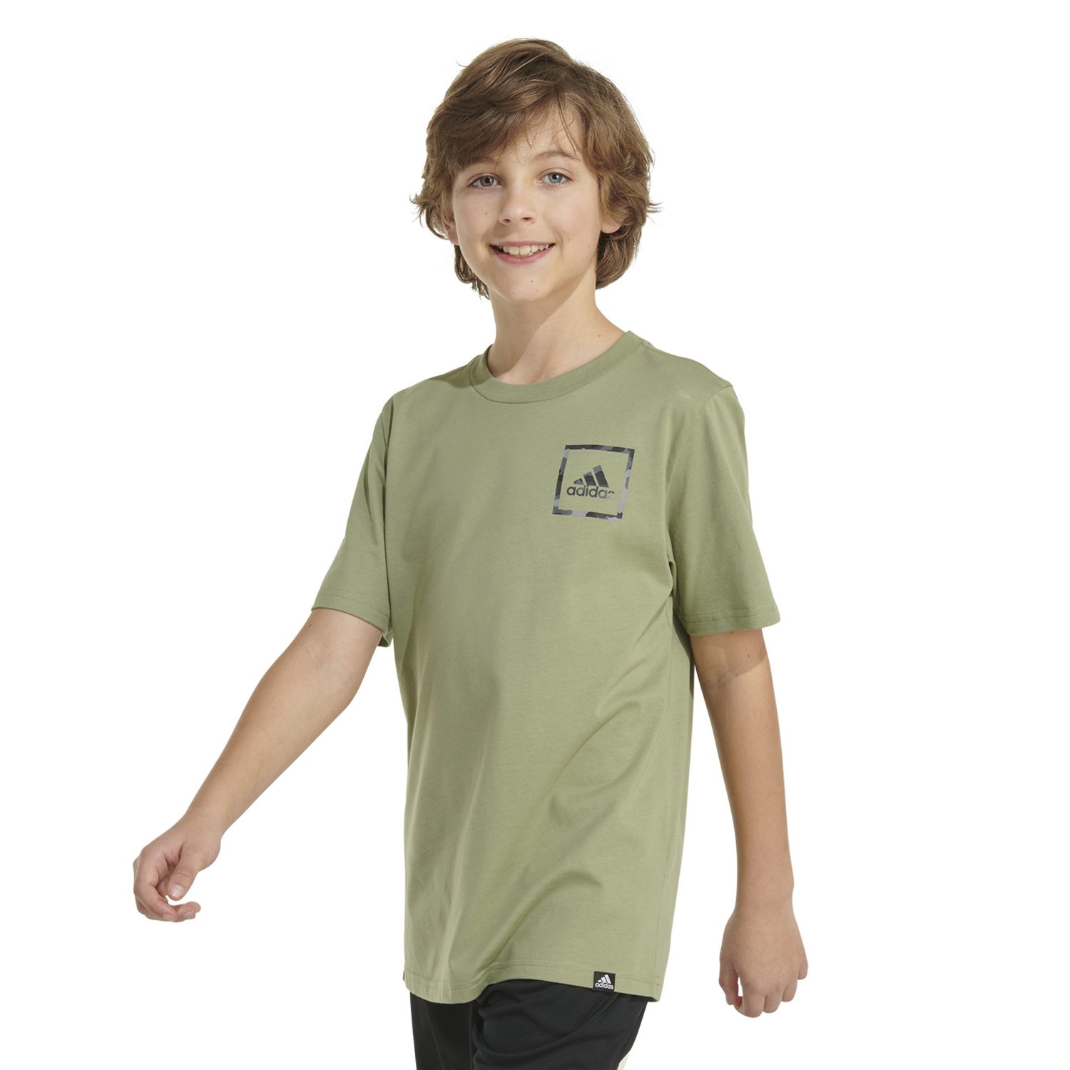 adidas Boys' Camo Mix Up Graphic T-shirt                                                                                         - view number 2