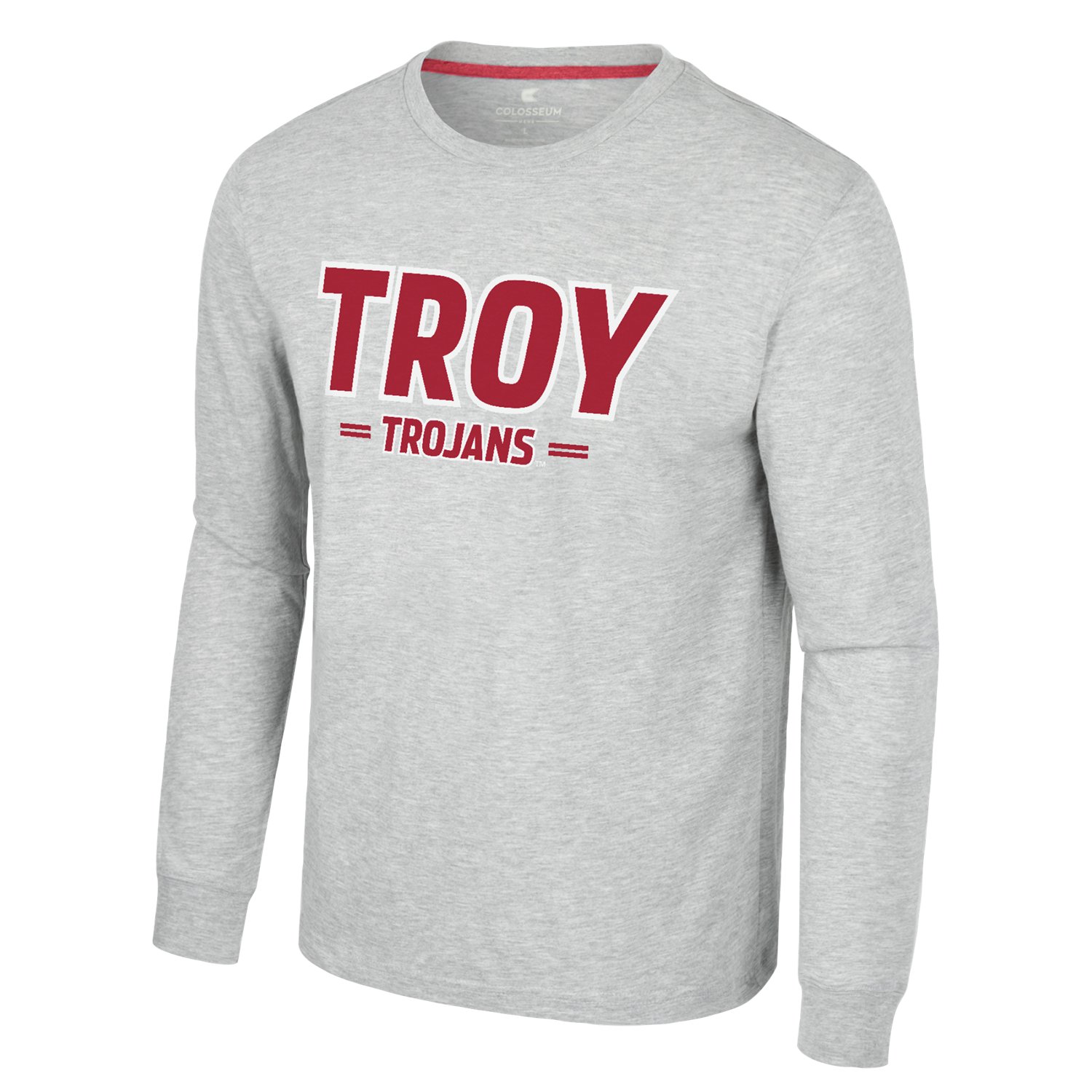 Colosseum Athletics Men's Troy University Hasta La Vista Long Sleeve T-shirt                                                     - view number 1
