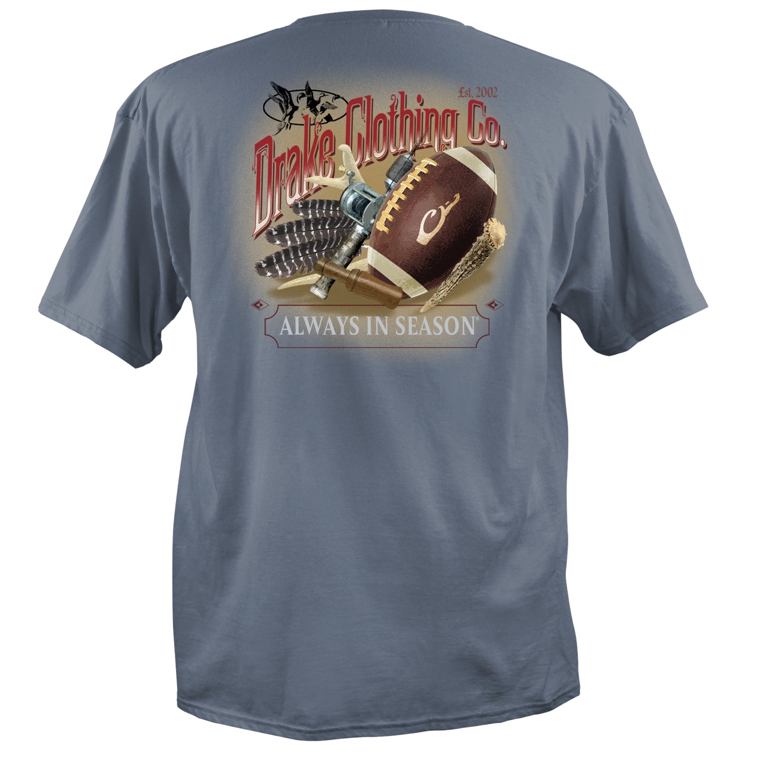 Drake Waterfowl Men's Football Season Graphic T-shirt - view number 2