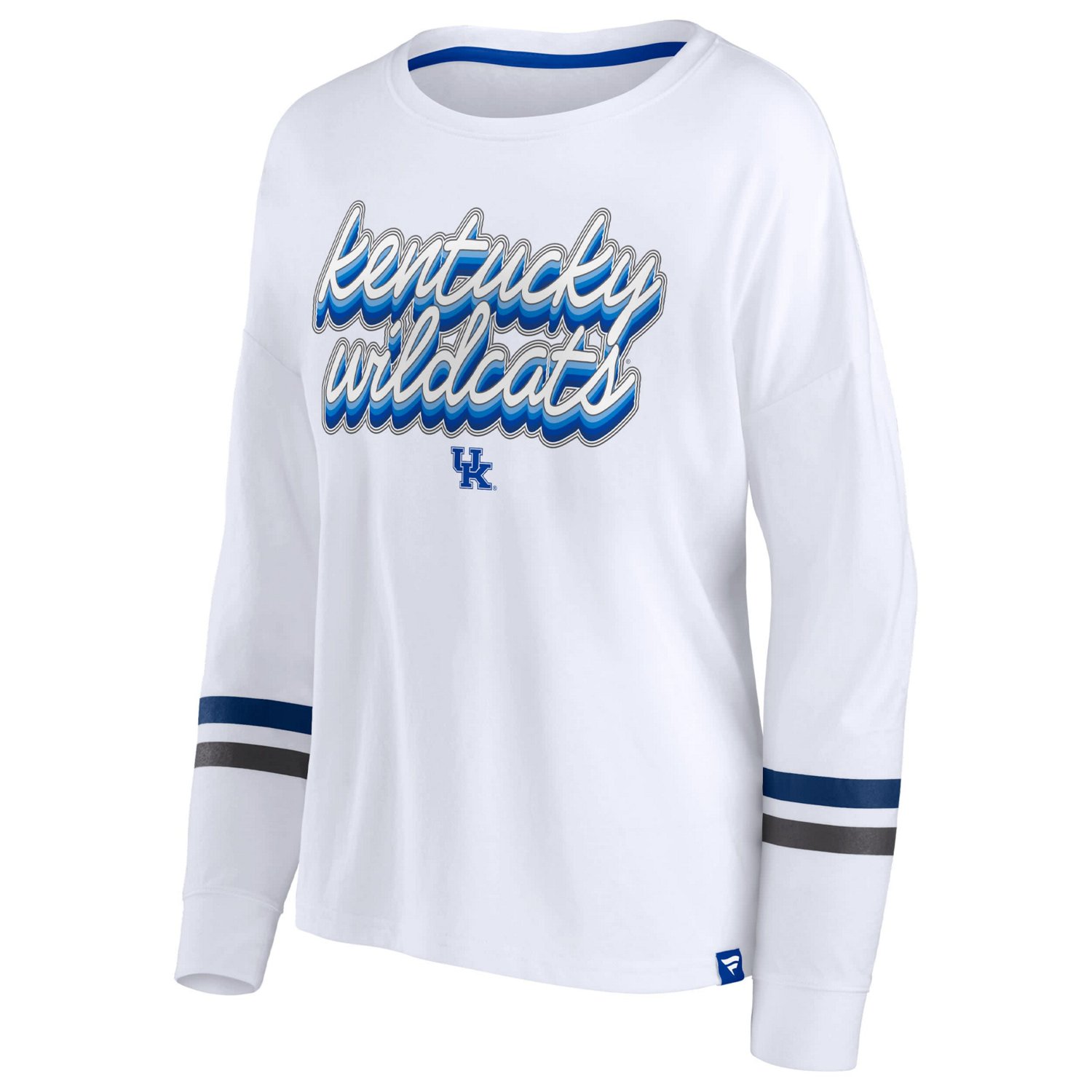 Fanatics Branded Kentucky Wildcats Retro Power Striped Long Sleeve T-Shirt - view number 2