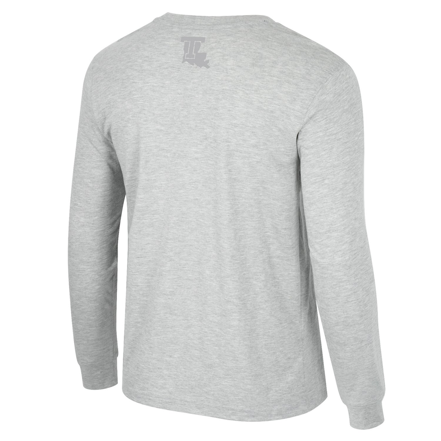 MENS HASTA LA VISTA L/S TEE (HEATHER GREY) - view number 2