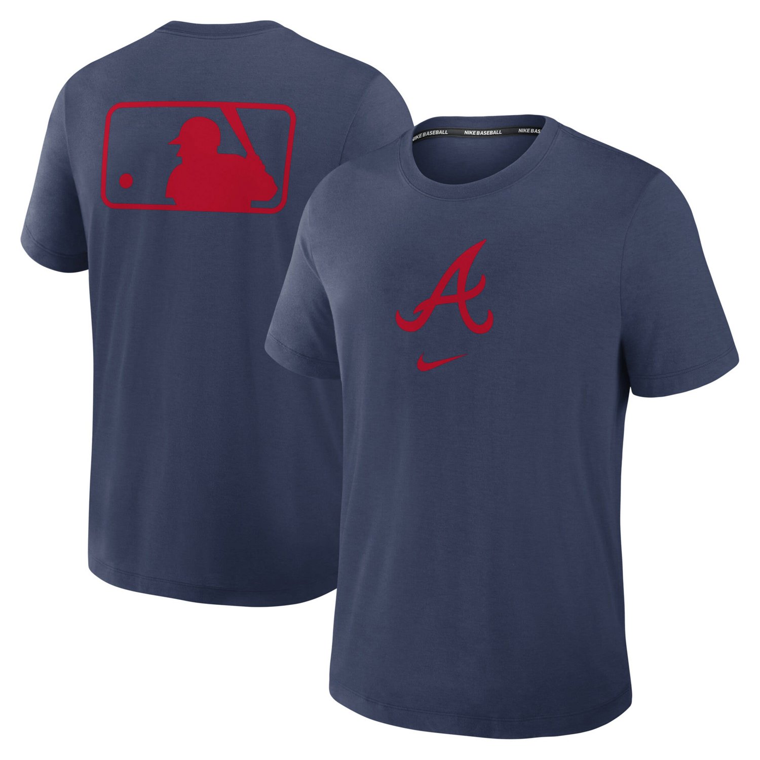 Nike Atlanta Braves Authentic Collection Early Work Tri-Blend Performance T-Shirt