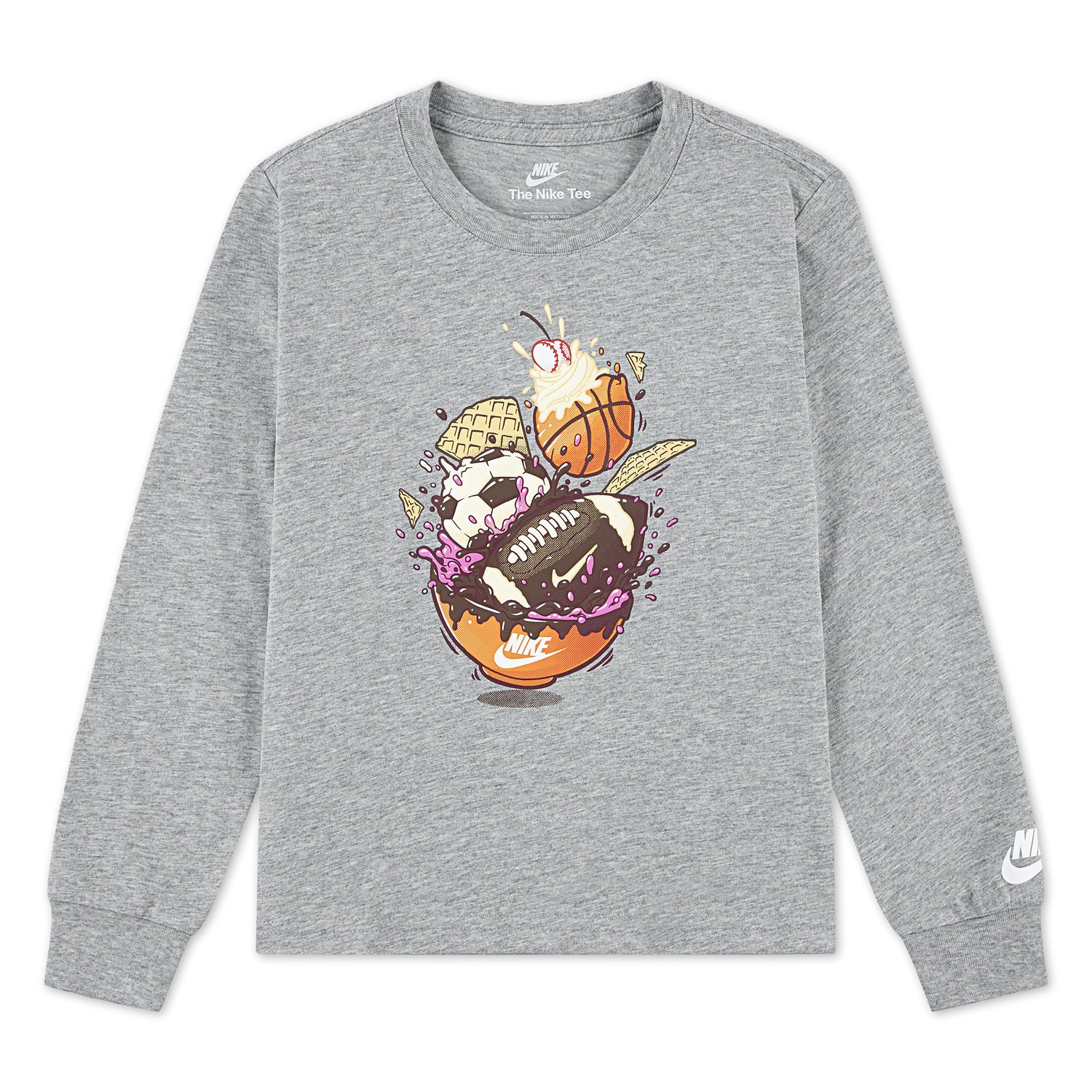 Nike Boys' 4-7 JDI FOOTBALL Long Sleeve T-shirt