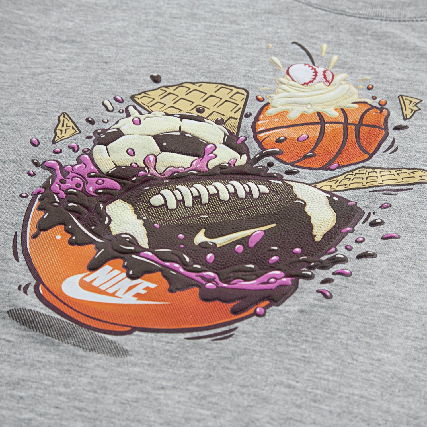 Nike Boys' 4-7 JDI FOOTBALL Long Sleeve T-shirt - view number 4