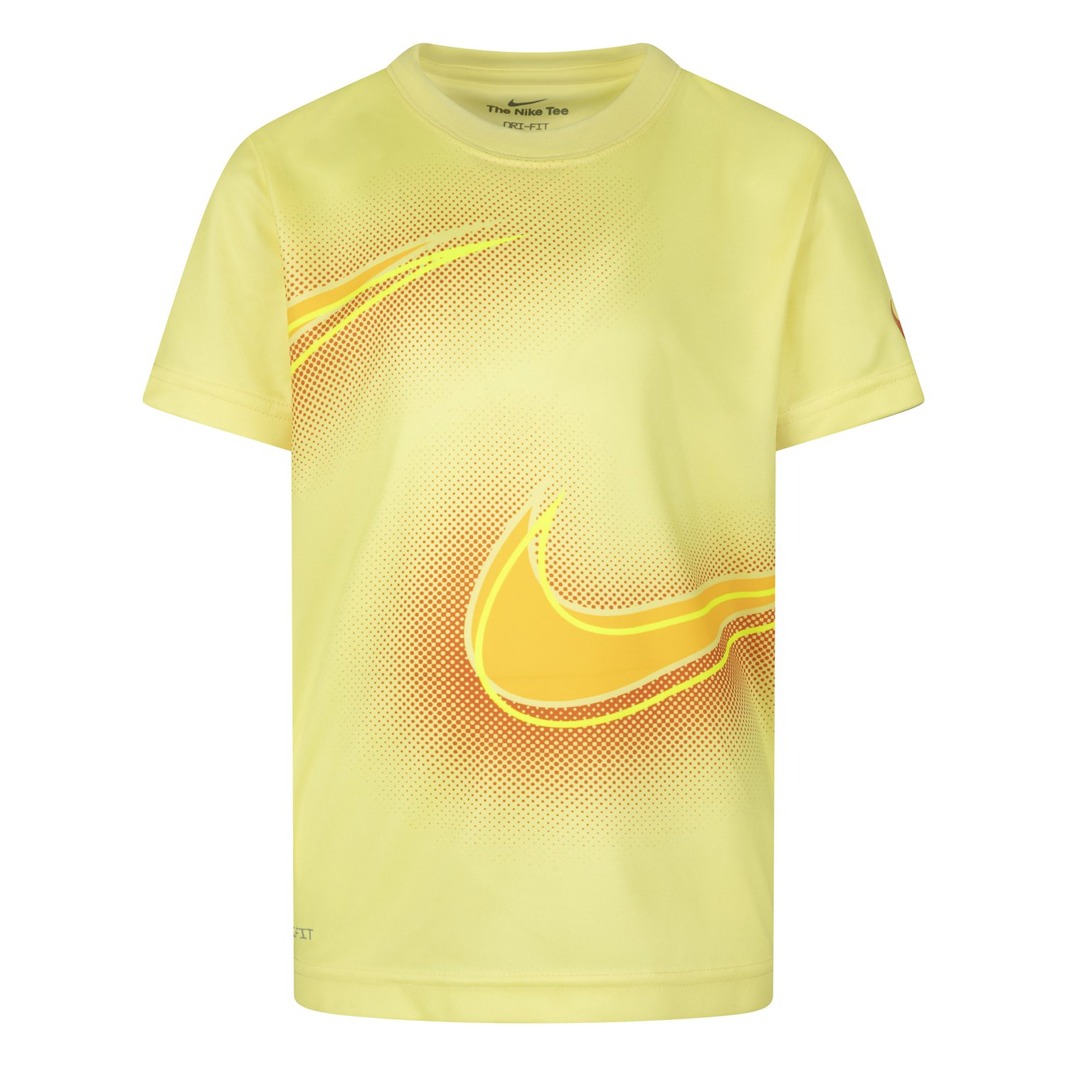 Nike Boys 4 7 Stacked Up Swoosh Short Sleeve T shirt Academy