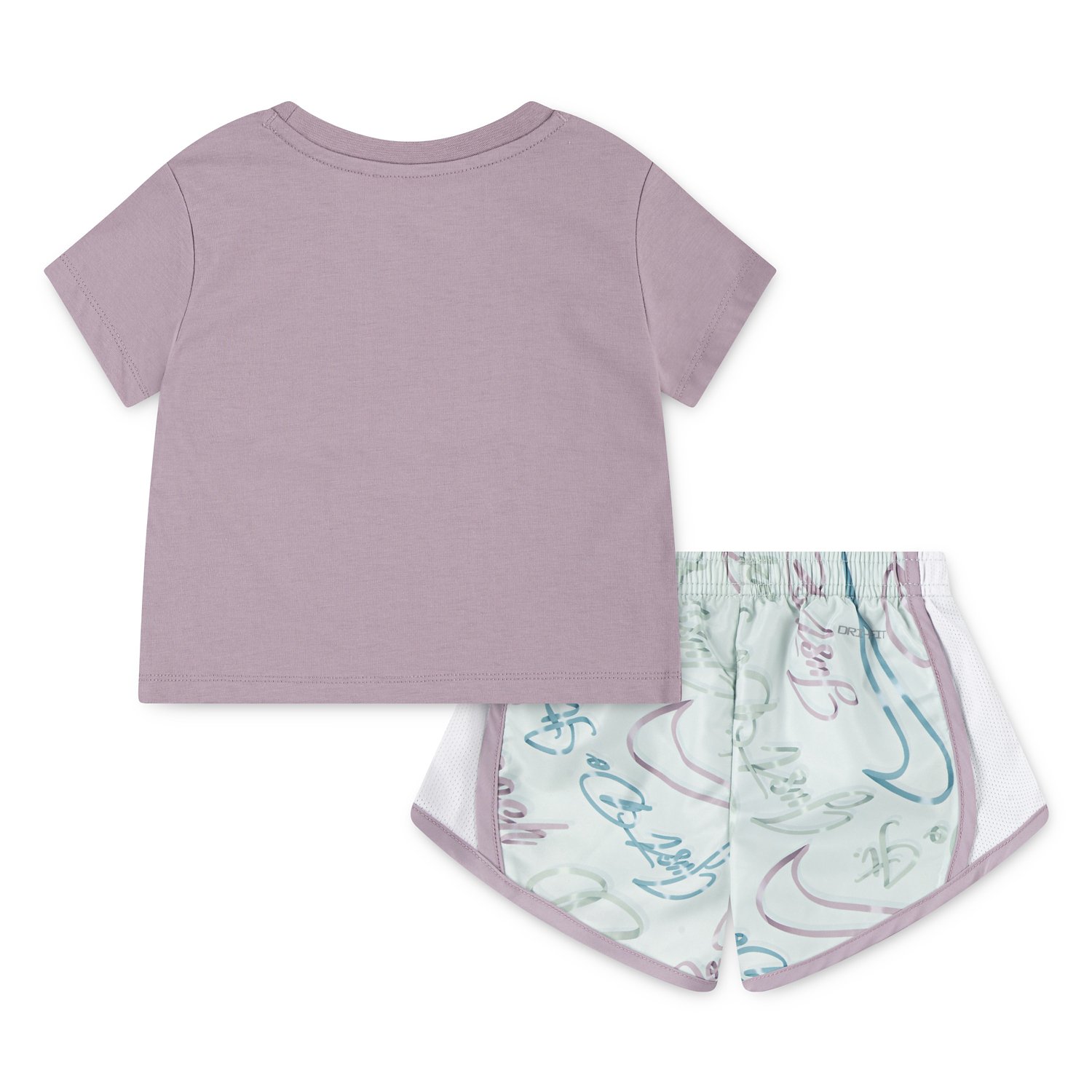 Nike Girls' 4-6x Swoosh Tee and Tempo Shorts 2-Piece Set