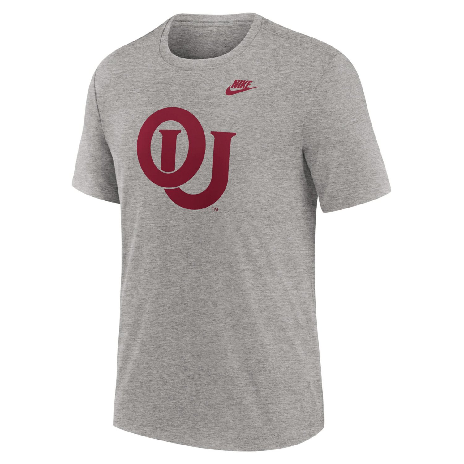 Nike Heather Oklahoma Sooners Blitz Evergreen Legacy Primary Tri-Blend T-Shirt                                                   - view number 2