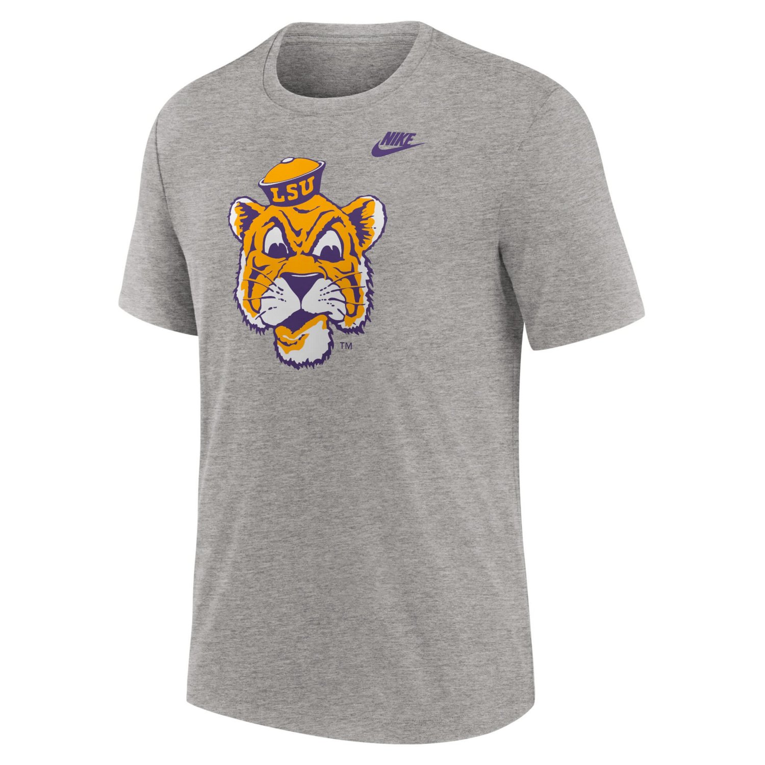 Nike LSU Tigers Blitz Evergreen Legacy Primary Tri-Blend T-Shirt                                                                 - view number 2