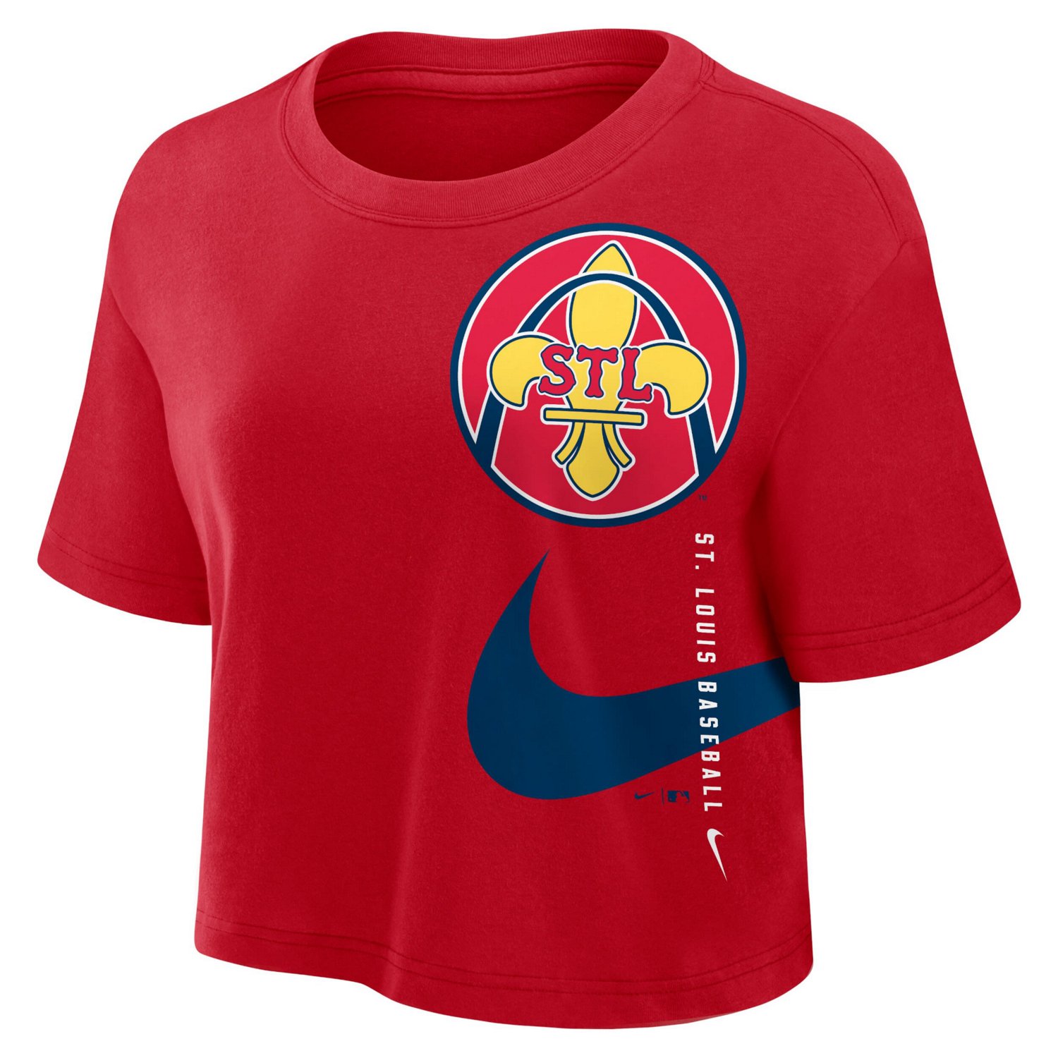 Nike St Louis Cardinals 2024 City Connect Performance Cropped T-Shirt - view number 2