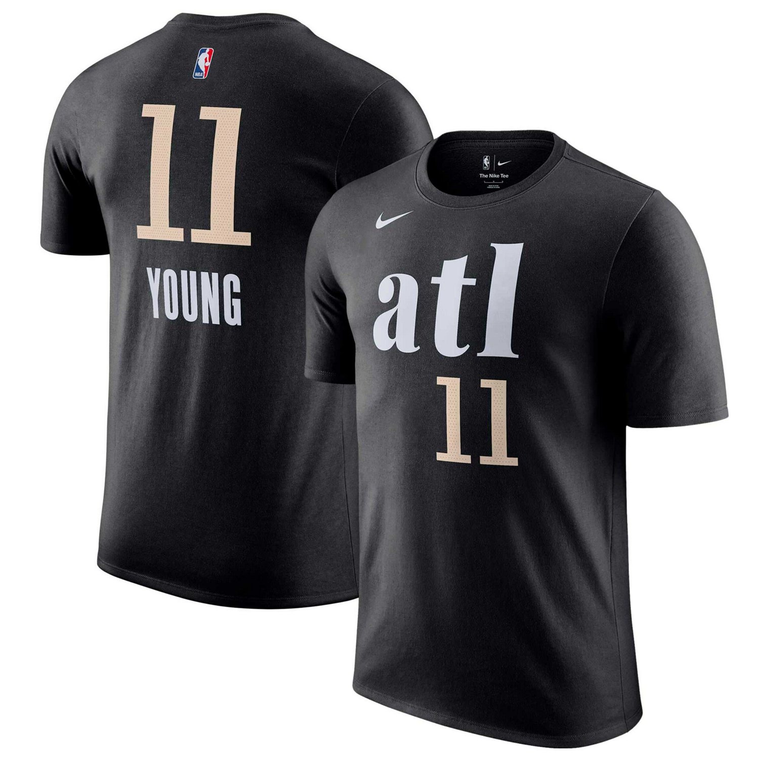 Nike Trae Young Atlanta Hawks 2023/24 City Edition Name  Number T-Shirt - view number 1