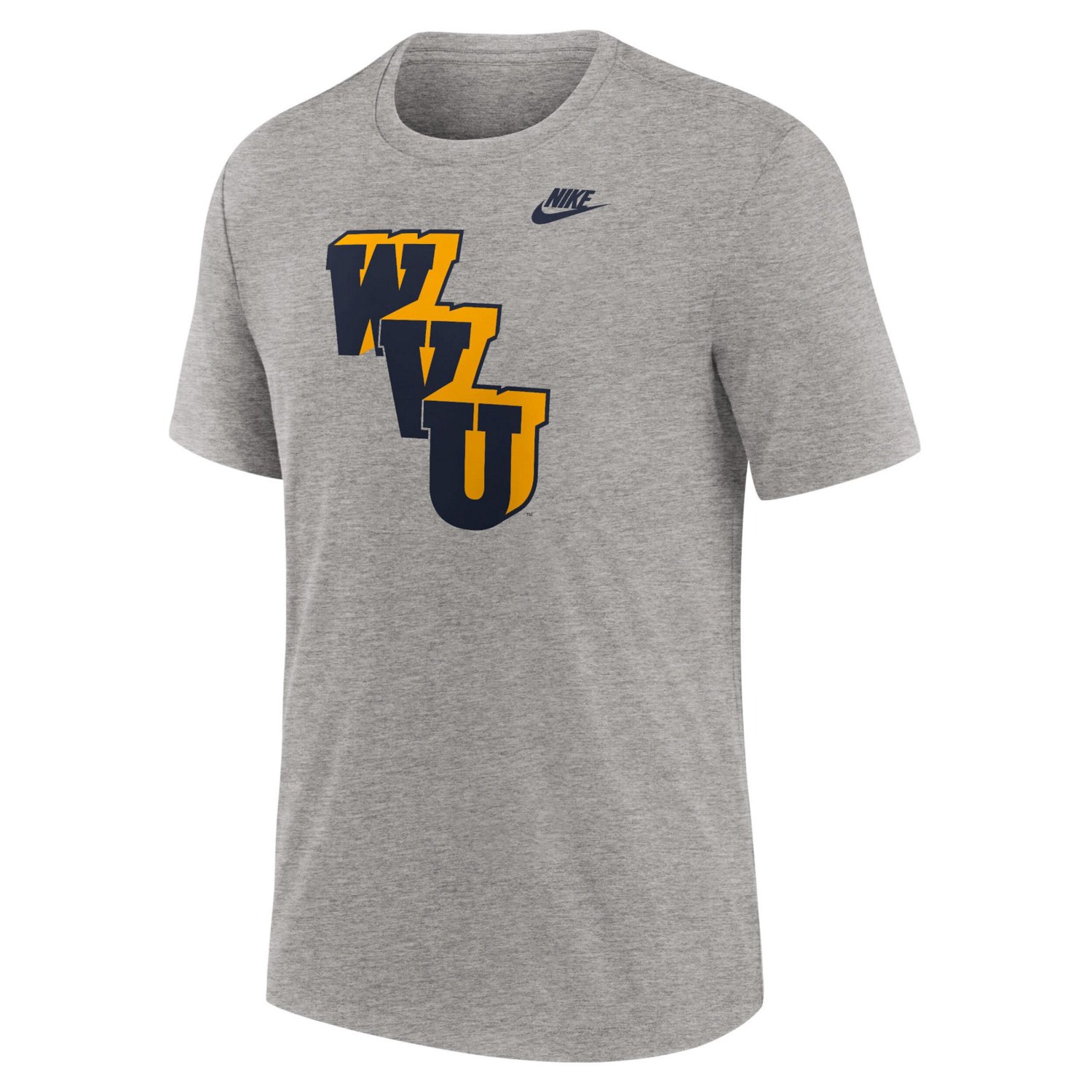 Nike West Virginia Mountaineers Blitz Evergreen Legacy Primary Tri-Blend T-Shirt                                                 - view number 2