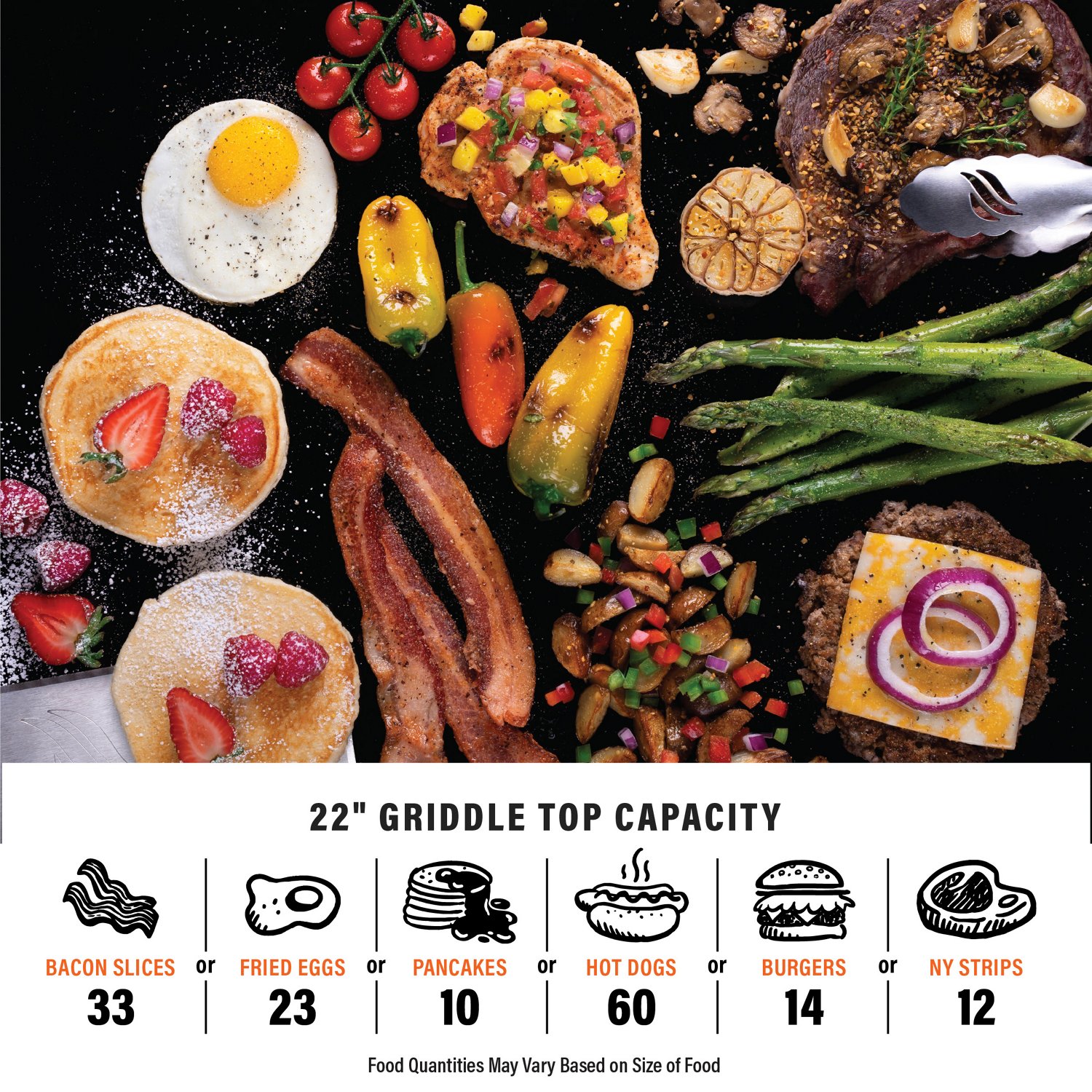Blackstone Omnivore 22 in On-The-Go 2-Burner Griddle with Flexfold Legs