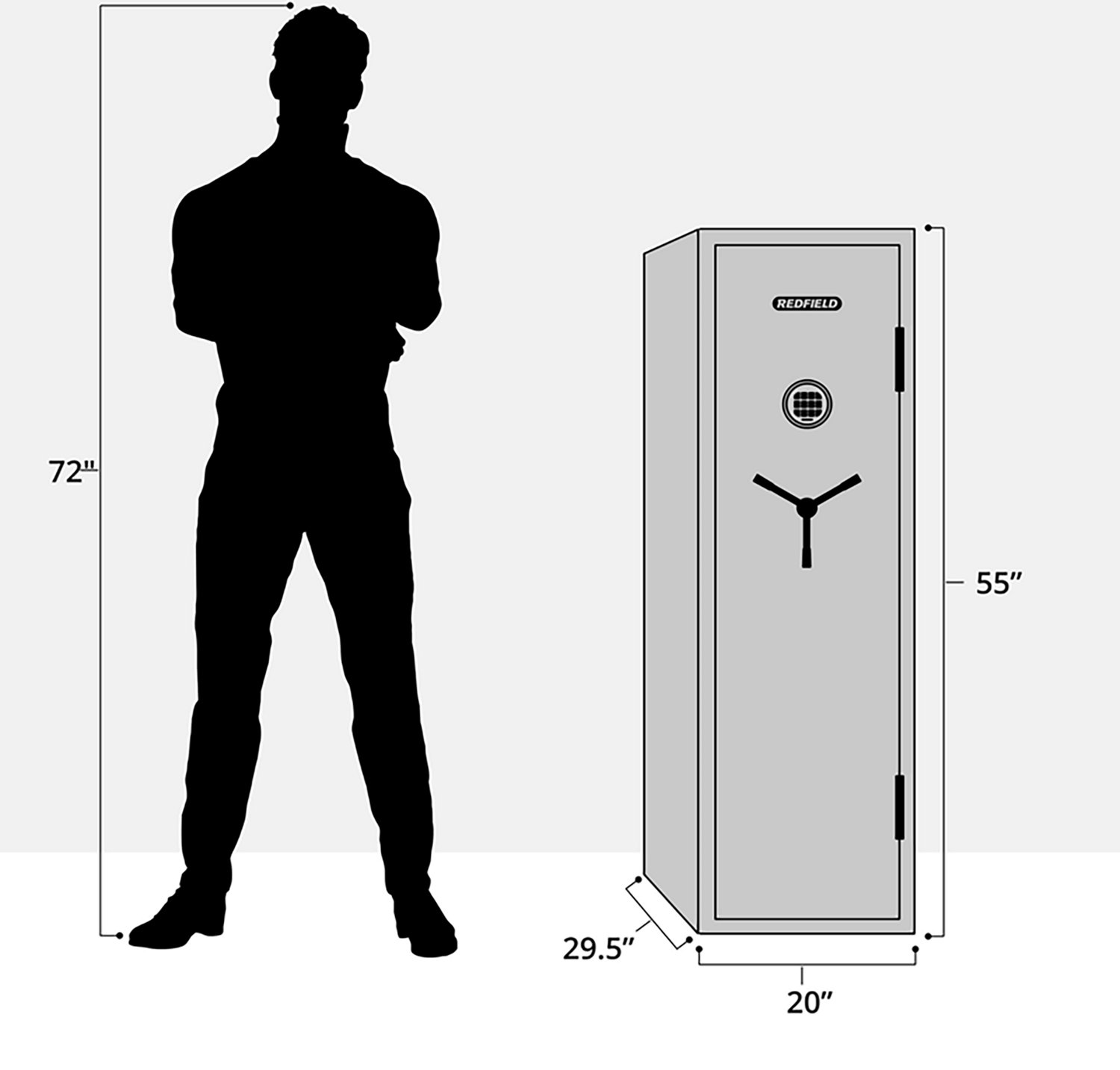 Redfield 24 + 5 Camo Gun Safe - view number 5