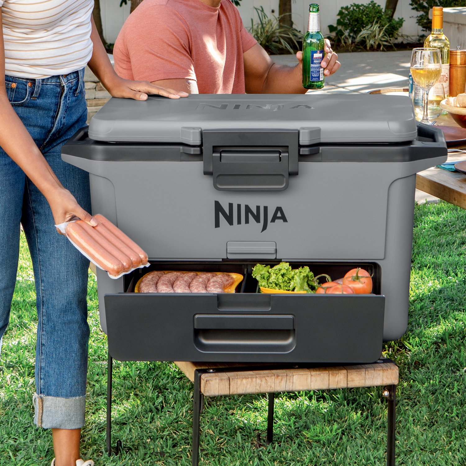 Ninja FrostVault 50qt Hard Cooler with Dry Zone | Academy