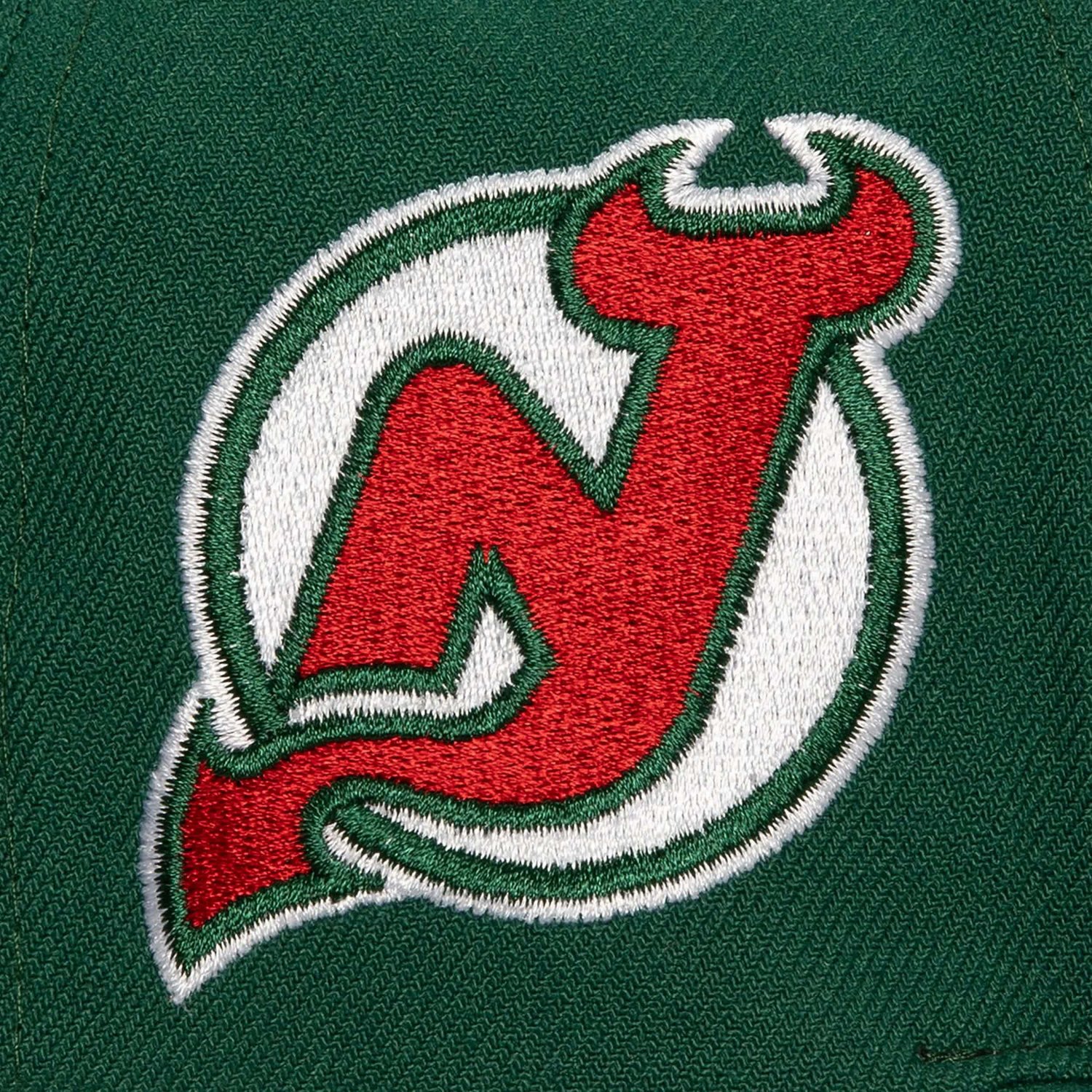 Mitchell  Ness New Jersey Devils Retro Script Colorblock Snapback Hat - view number 3