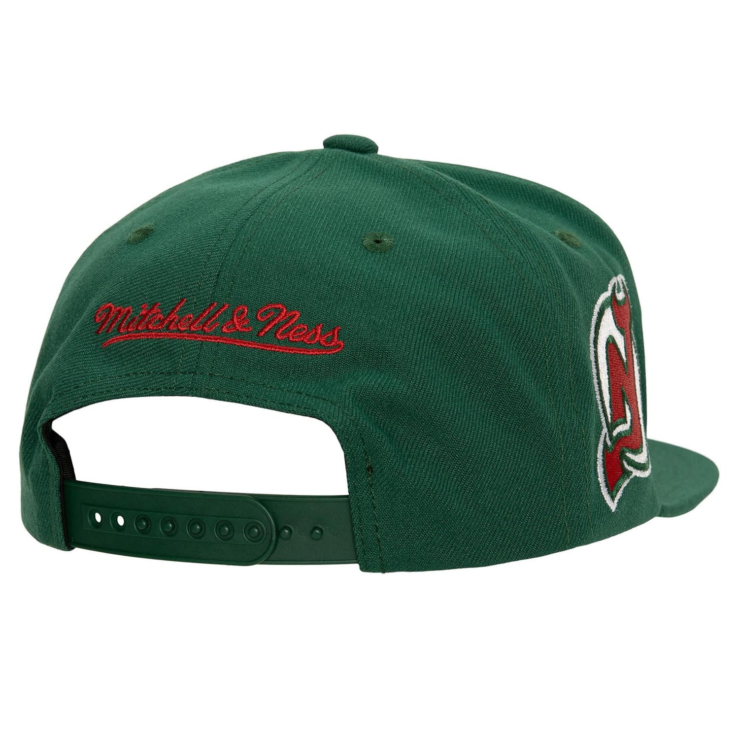 Mitchell  Ness New Jersey Devils Retro Script Colorblock Snapback Hat - view number 2