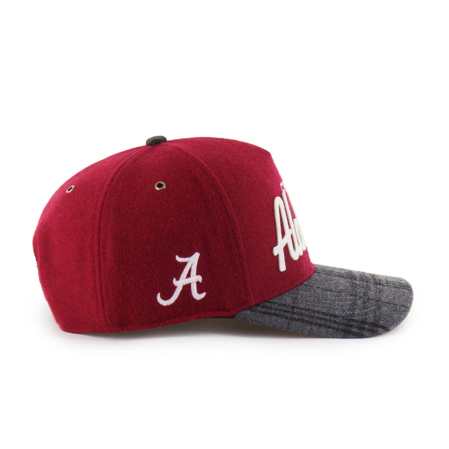 Unisex '47 Alabama Tide Windowpane Plaid Collection Hitch Adjustable Hat - view number 3