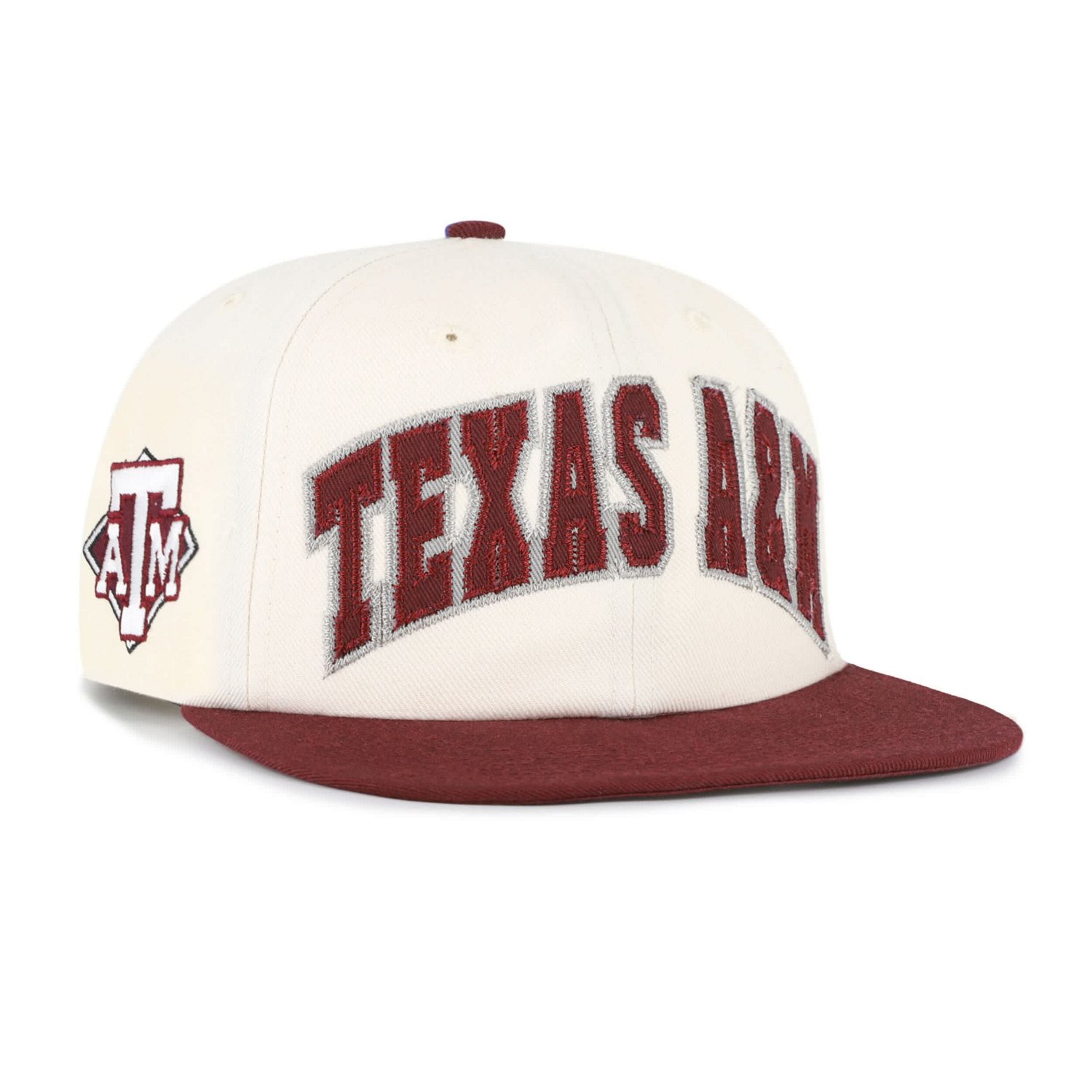 Unisex '47 Texas AM Aggies Crossover Off Hand Captain Adjustable Hat