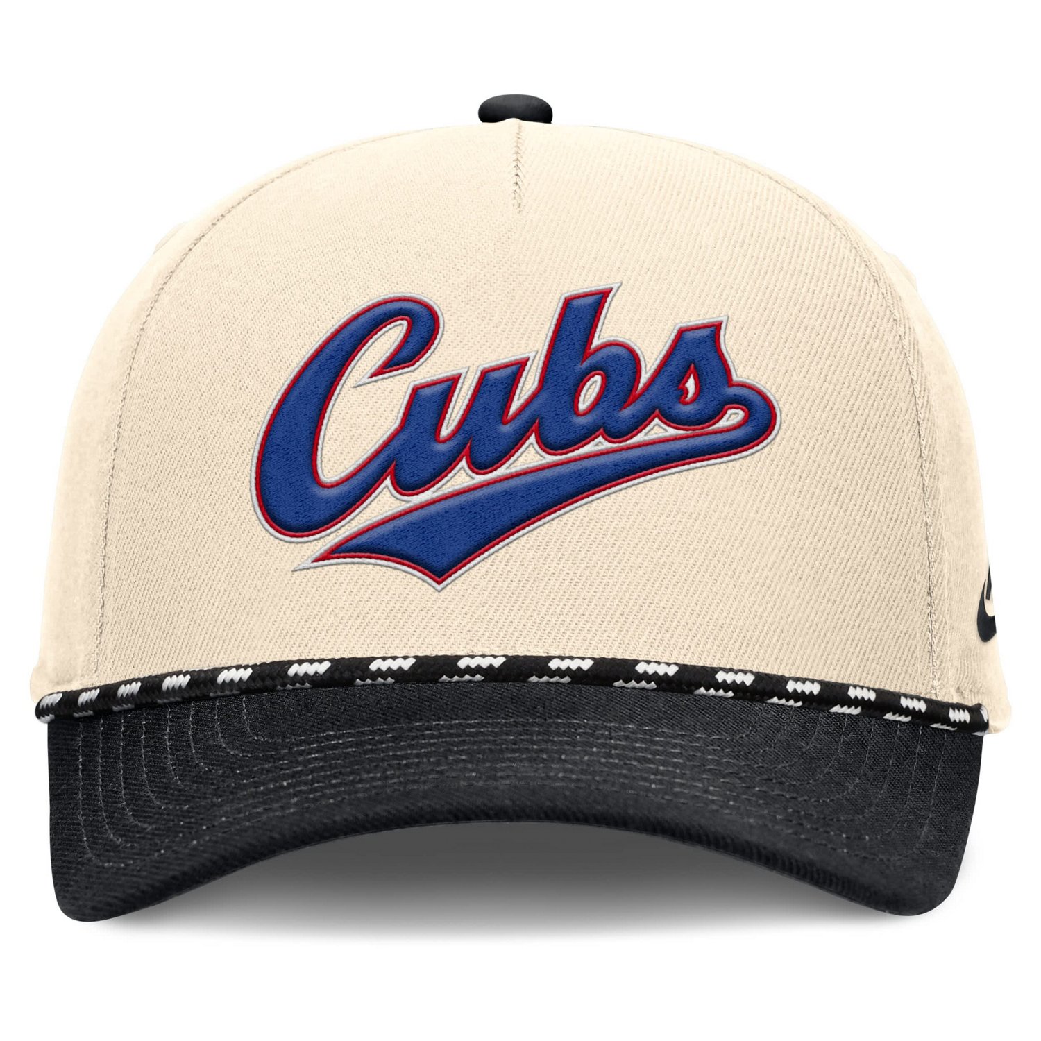 Nike Black Chicago Cubs Cooperstown Collection Rise Adjustable Hat - view number 2