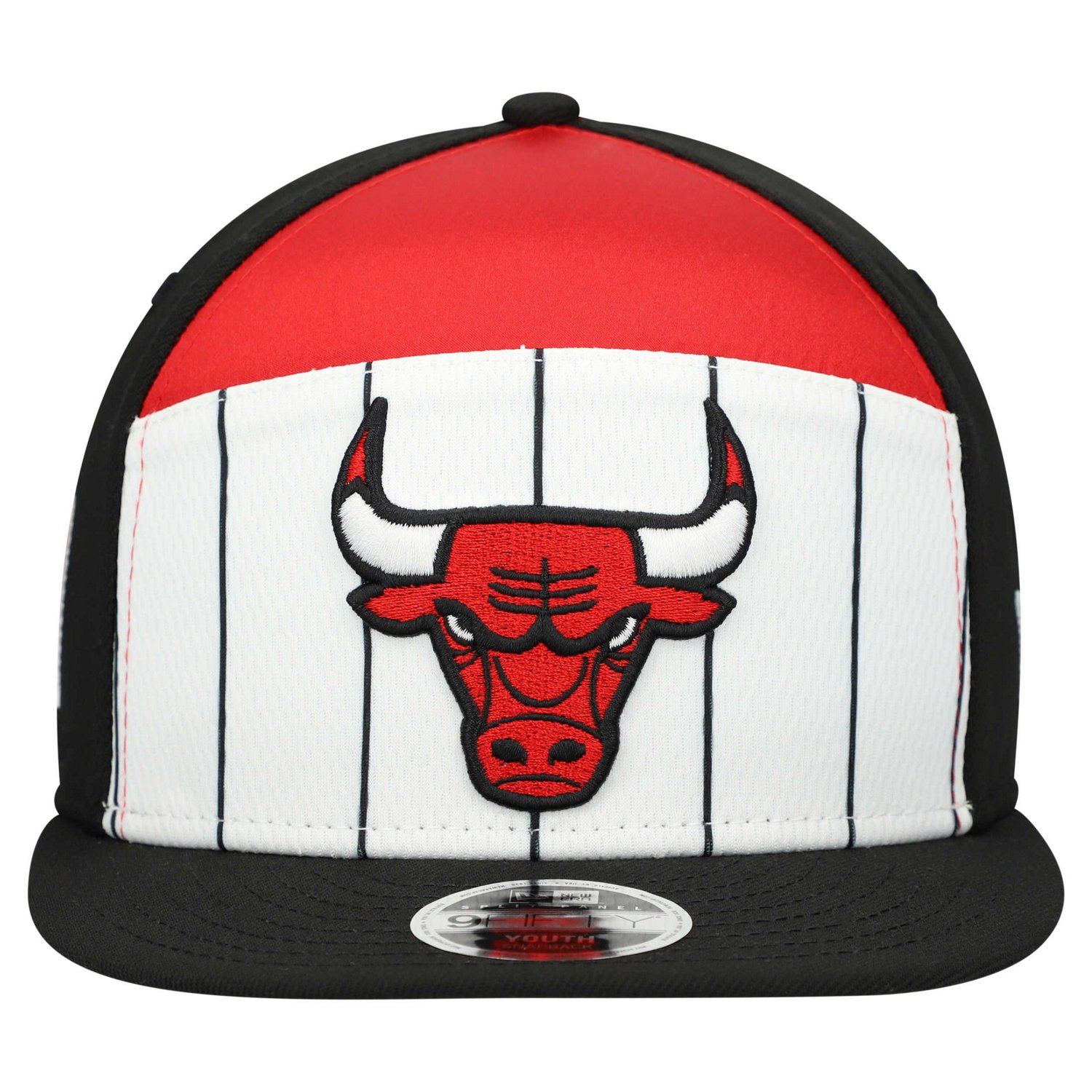 Youth New Era Black Chicago Bulls 2025 NBA Tip Off Split Panel 9FIFTY Snapback Hat - view number 2