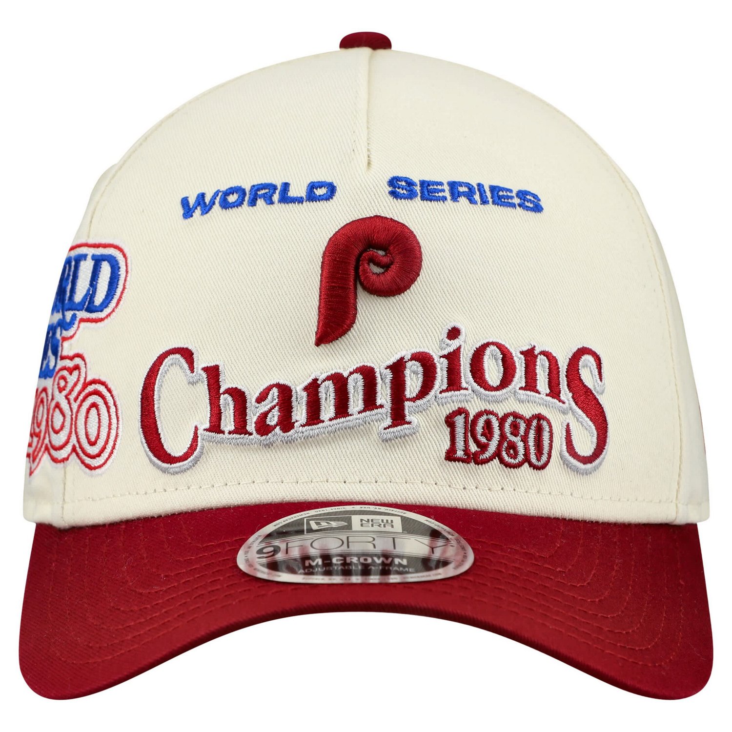 New Era Red Philadelphia Phillies World Series 9FORTY M-Crown A-Frame Adjustable Hat - view number 2