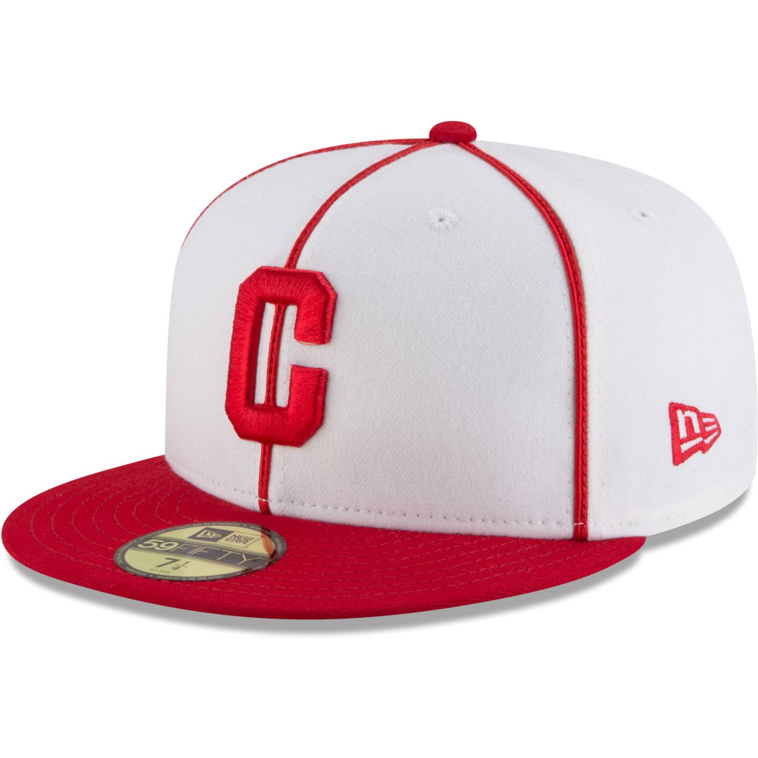New Era Red Pittsburgh Crawfords Cooperstown Collection Turn Back The Clock 59FIFTY Fitted Hat