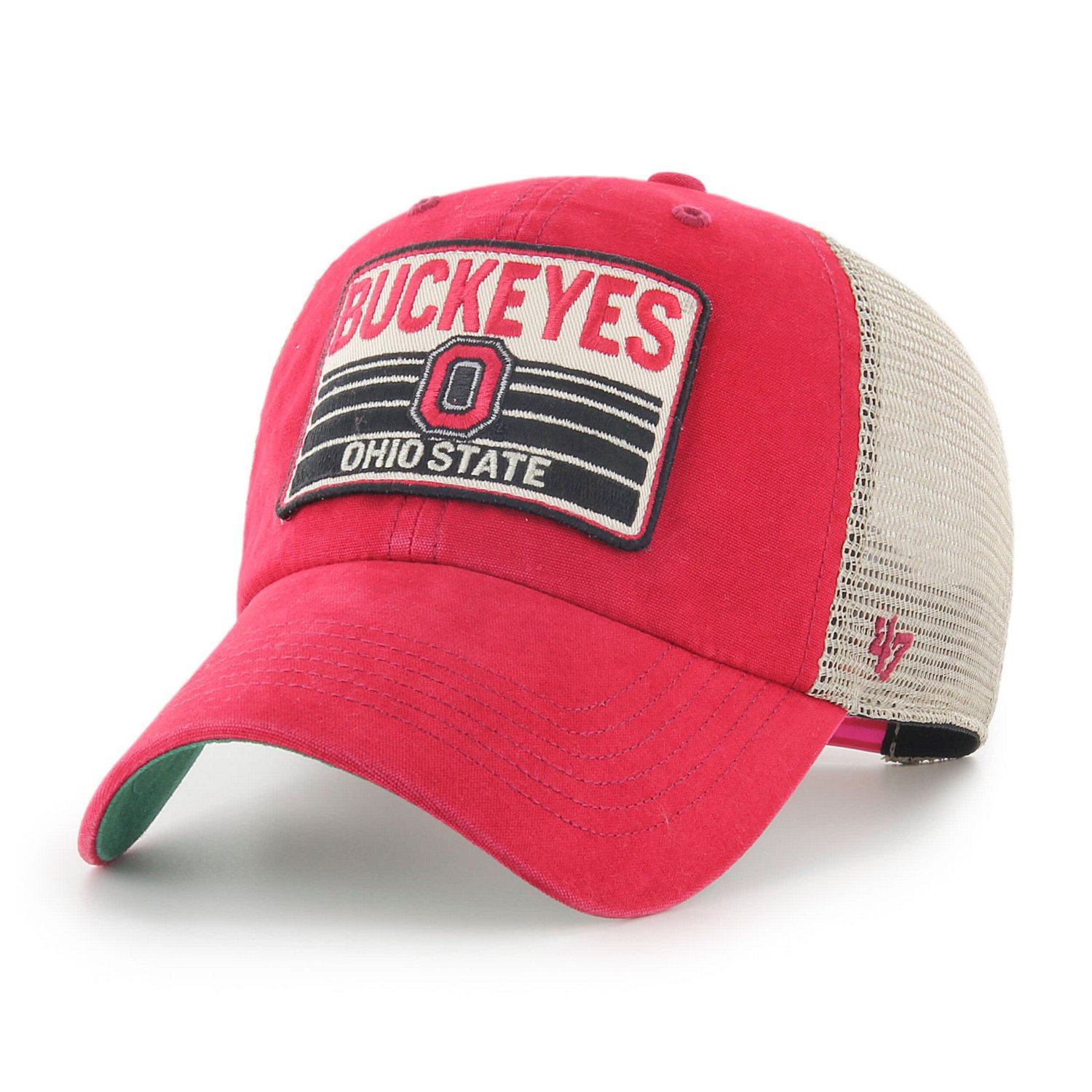 '47 / Ohio State Buckeyes Four Stroke Clean Up Trucker Snapback Hat