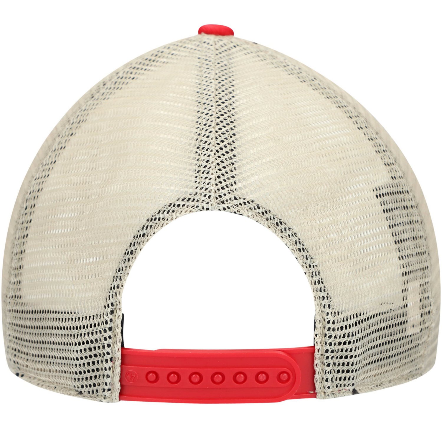 '47 /Natural Washington Nationals Flagship Washed MVP Trucker Snapback Hat