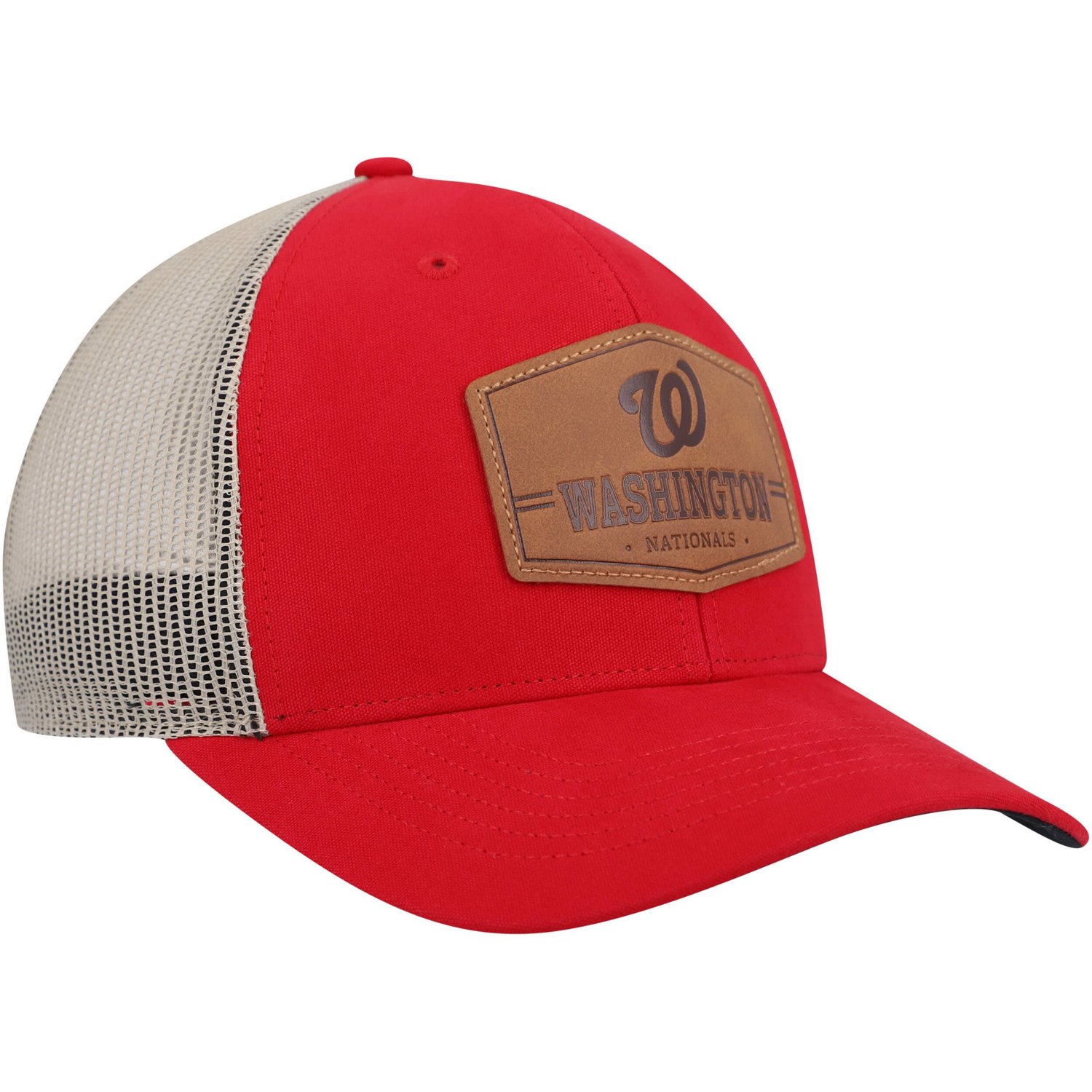 '47 /Natural Washington Nationals Rawhide Trucker Snapback Hat